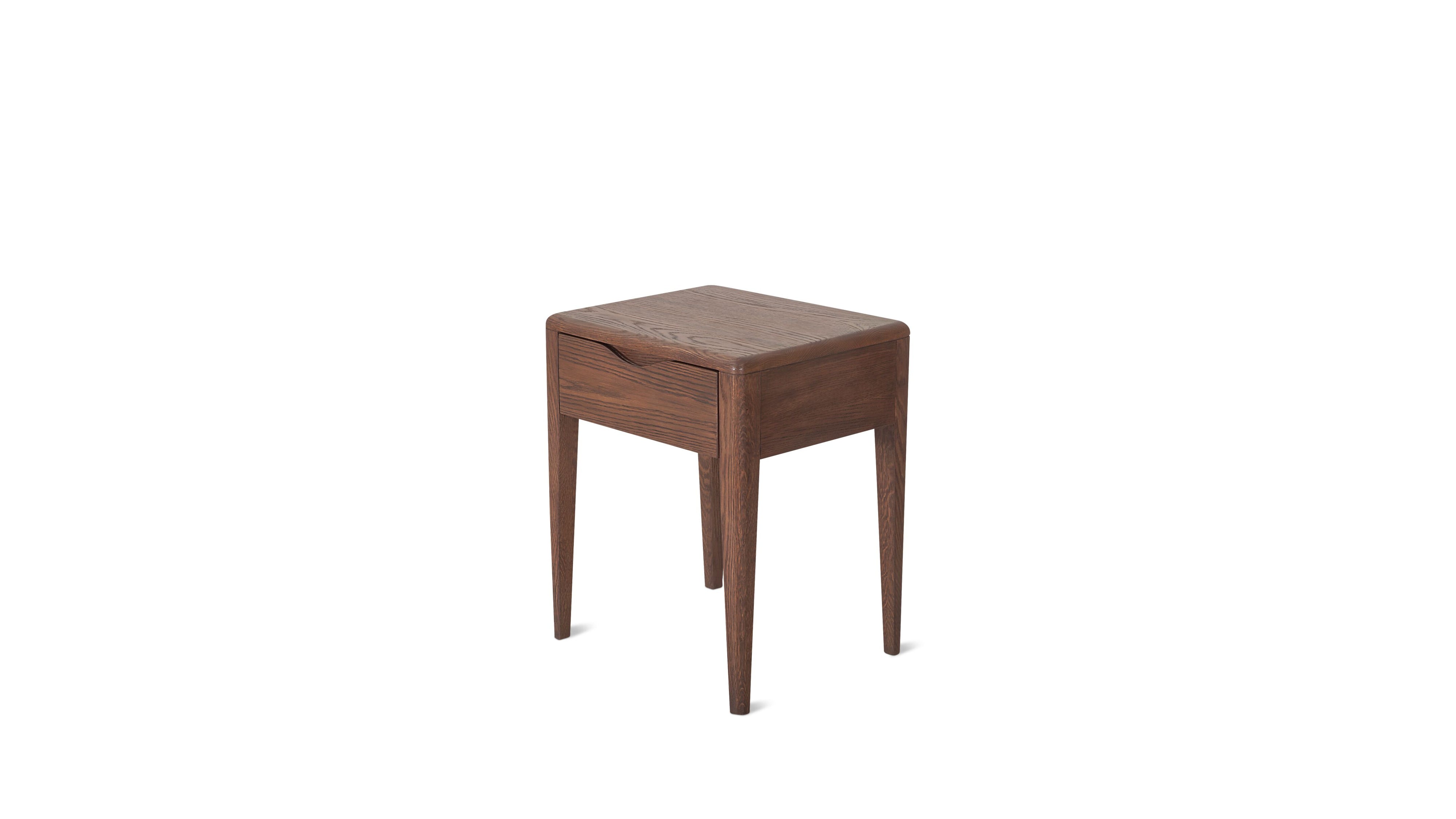 Perch Nightstand, Dark Oak