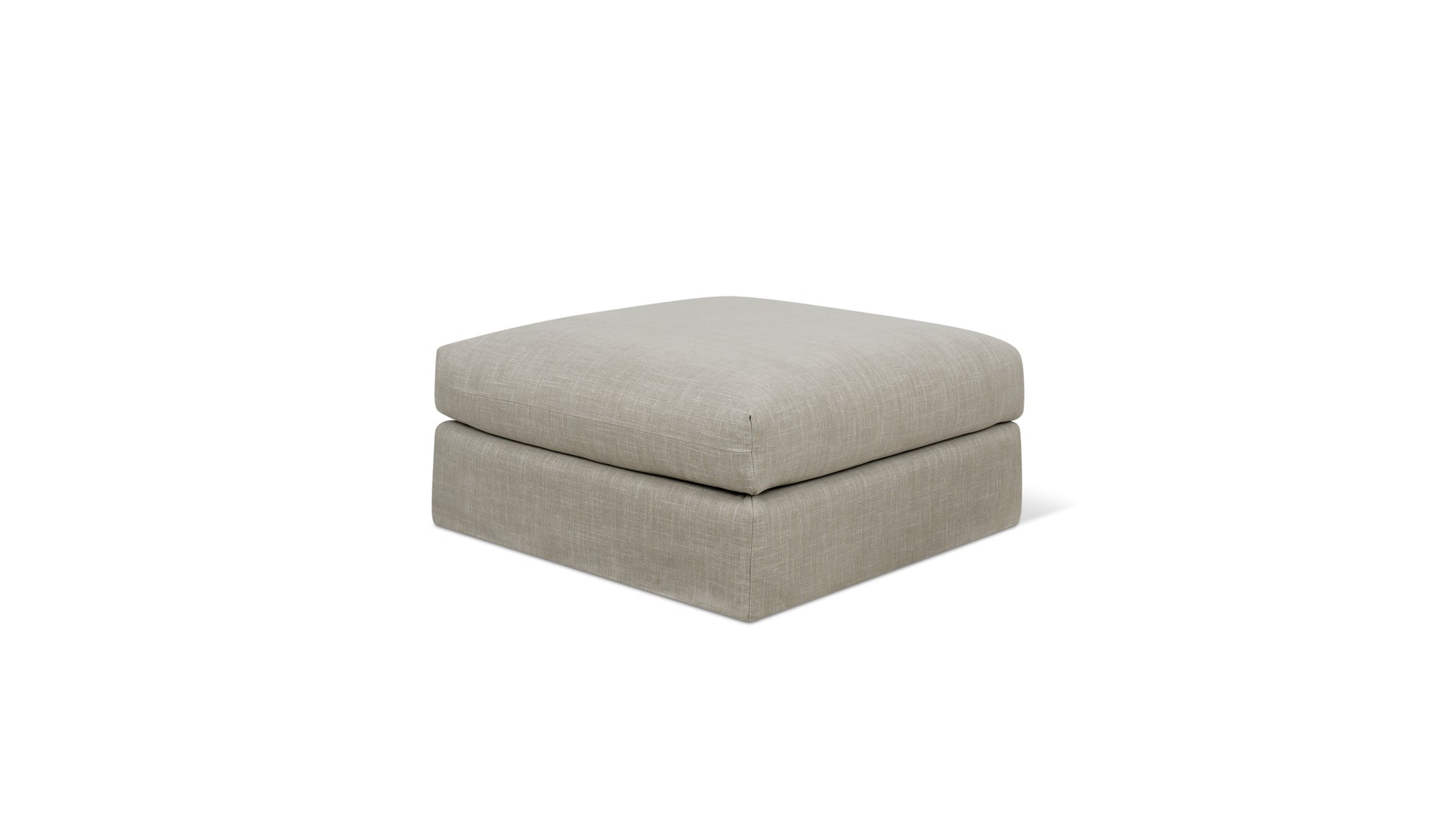 Breeze Ottoman, Standard, Light Pebble_image