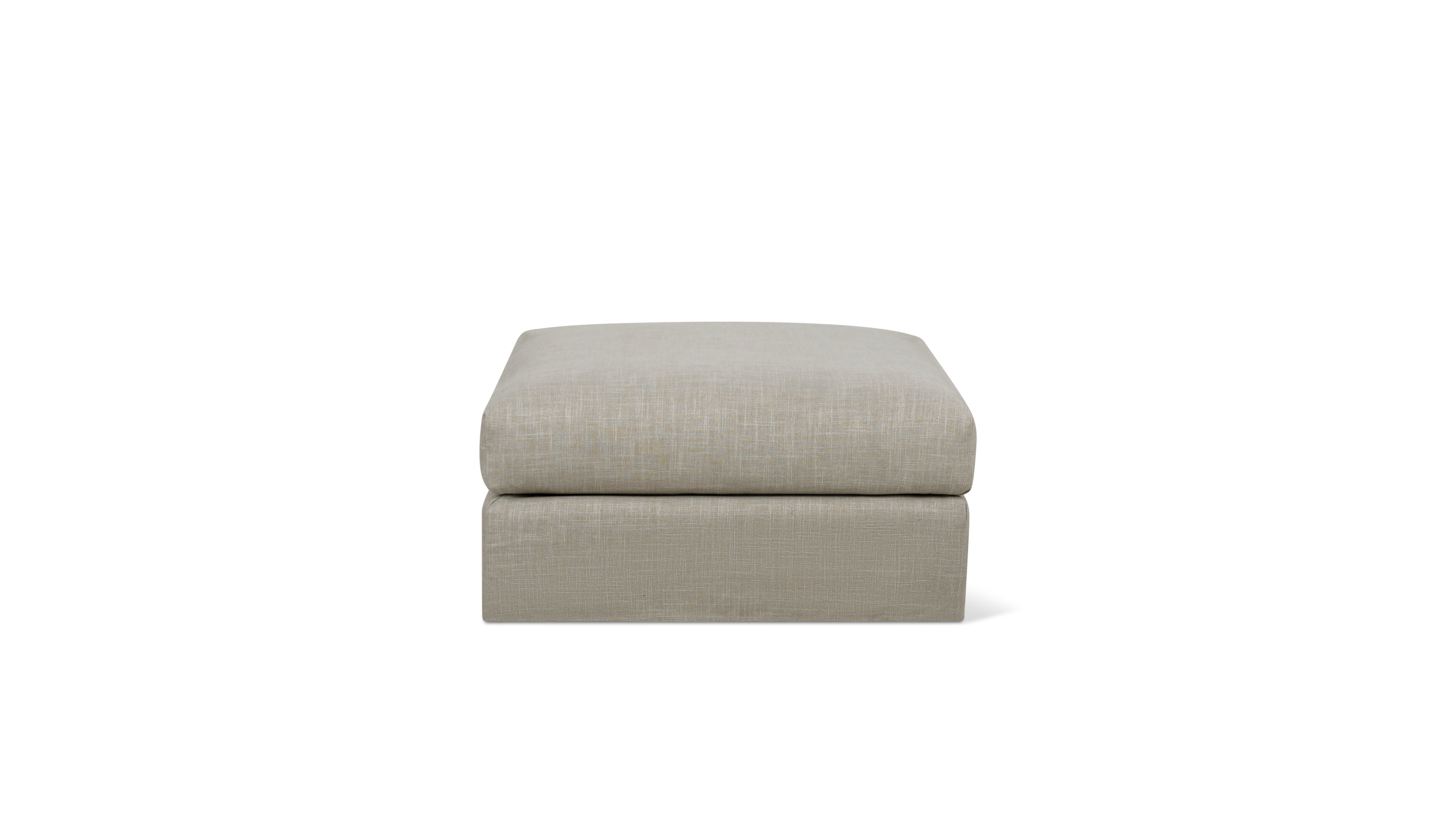 Breeze Ottoman, Standard, Light Pebble