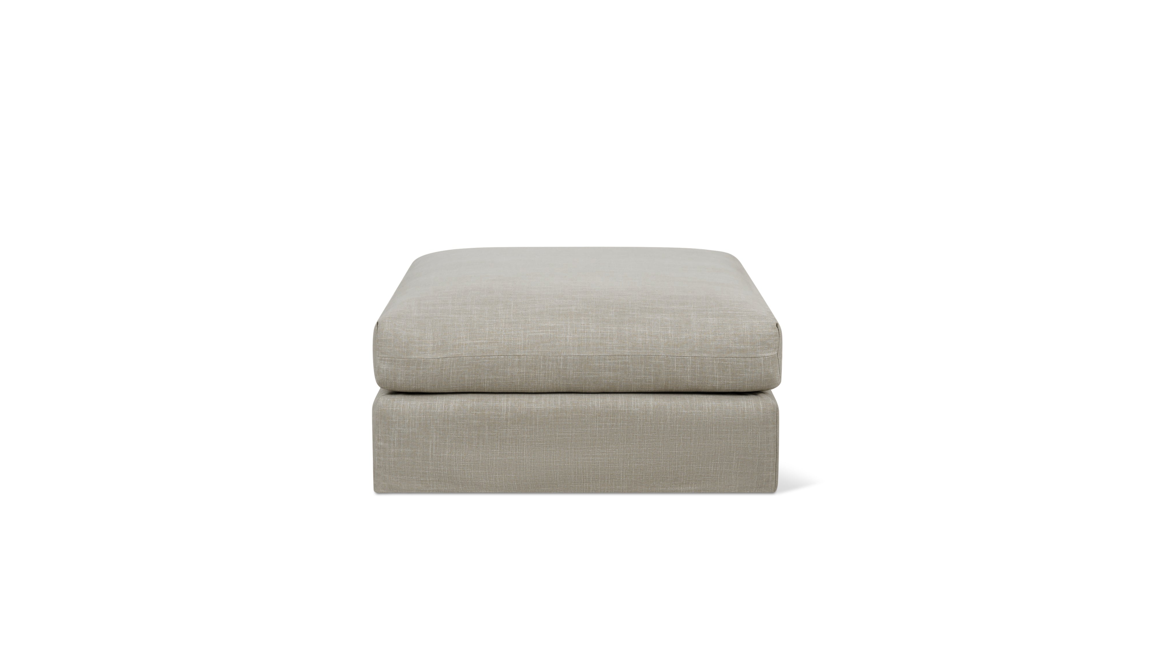 Breeze Ottoman, Standard, Light Pebble