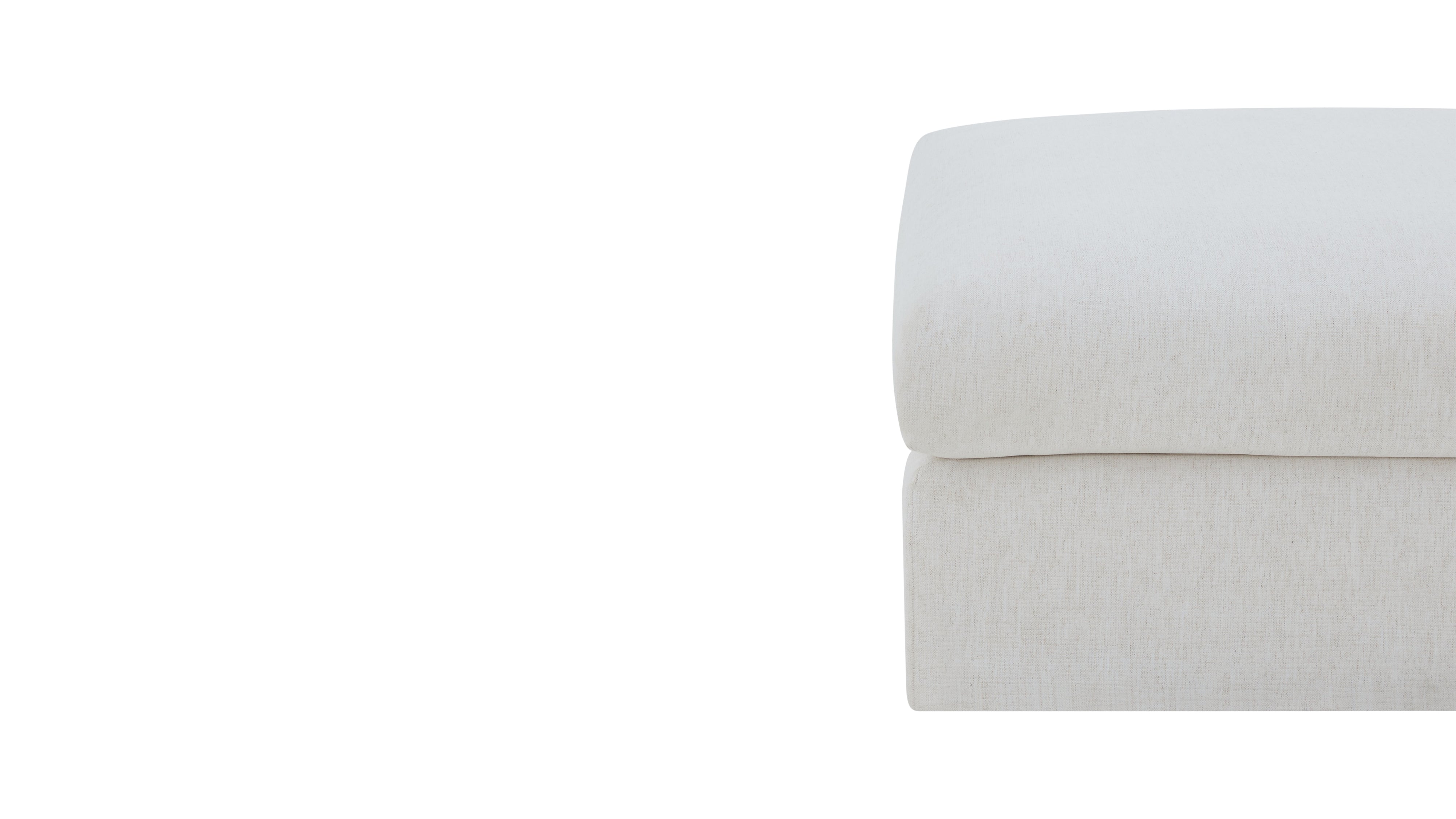 Breeze Ottoman, Standard, Nomad Snow