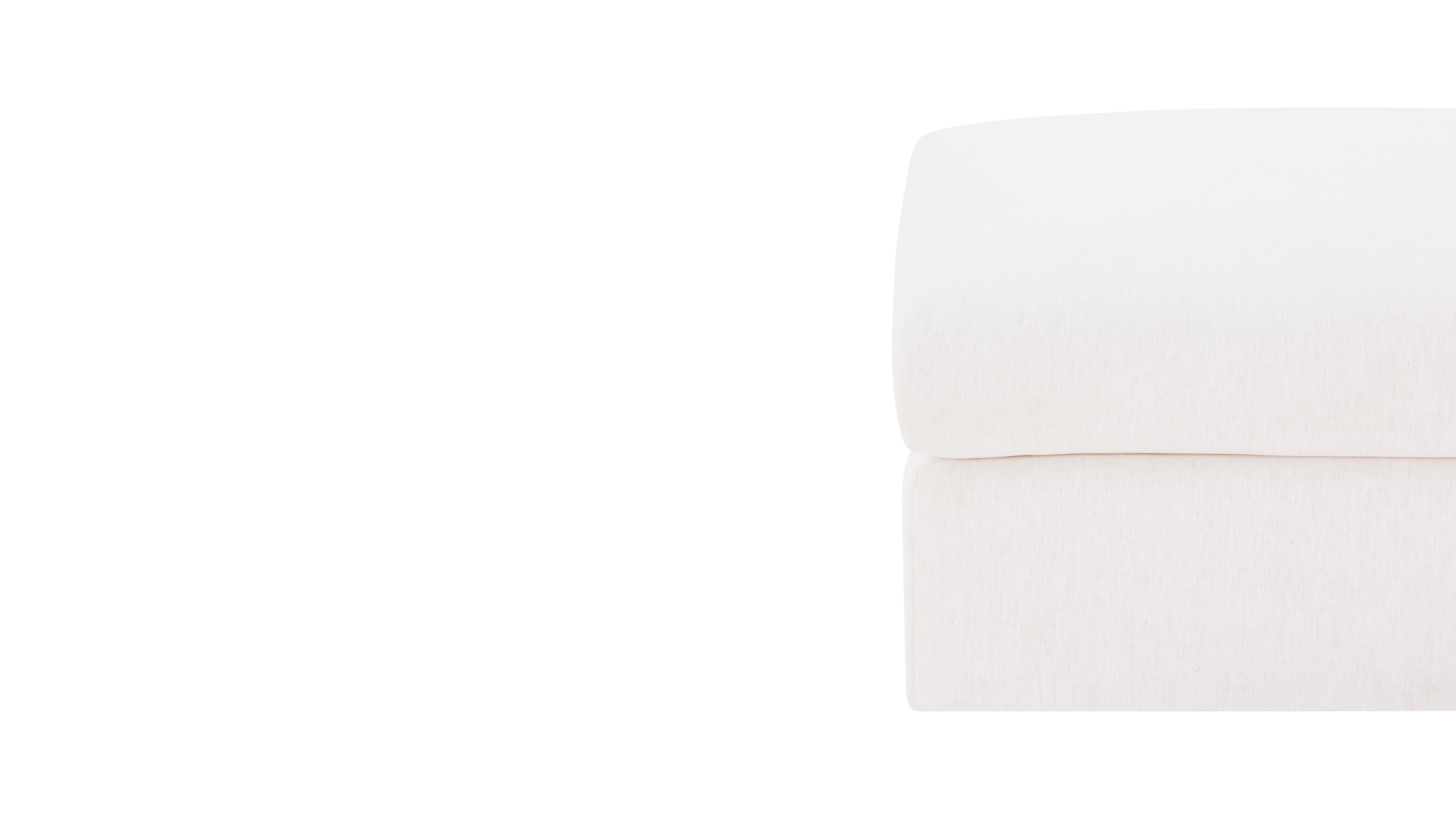 Breeze Ottoman, Standard, Nomad Snow