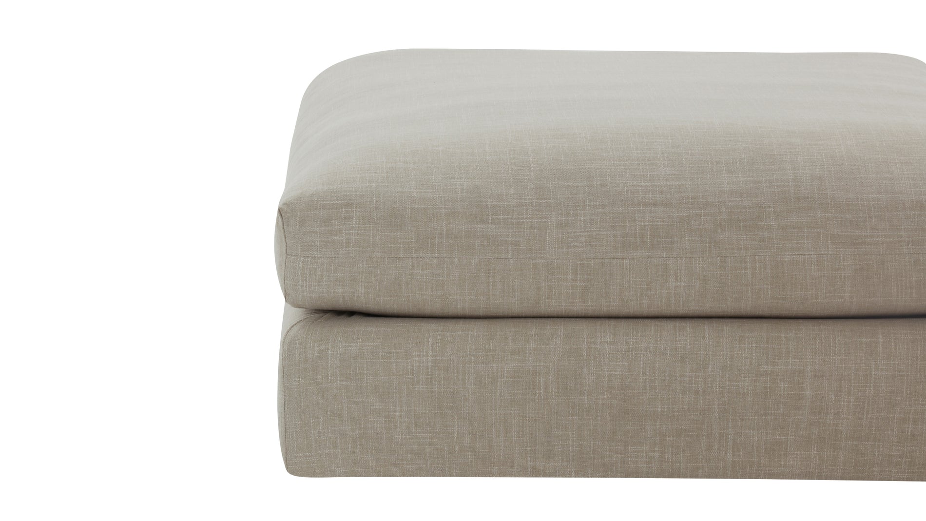 Breeze Ottoman, Large, Light Pebble_image