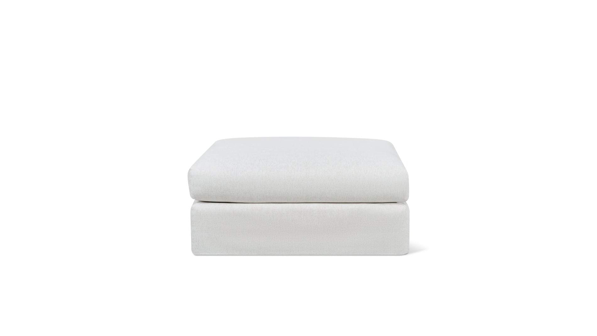 Breeze Ottoman, Large, Nomad Snow_image