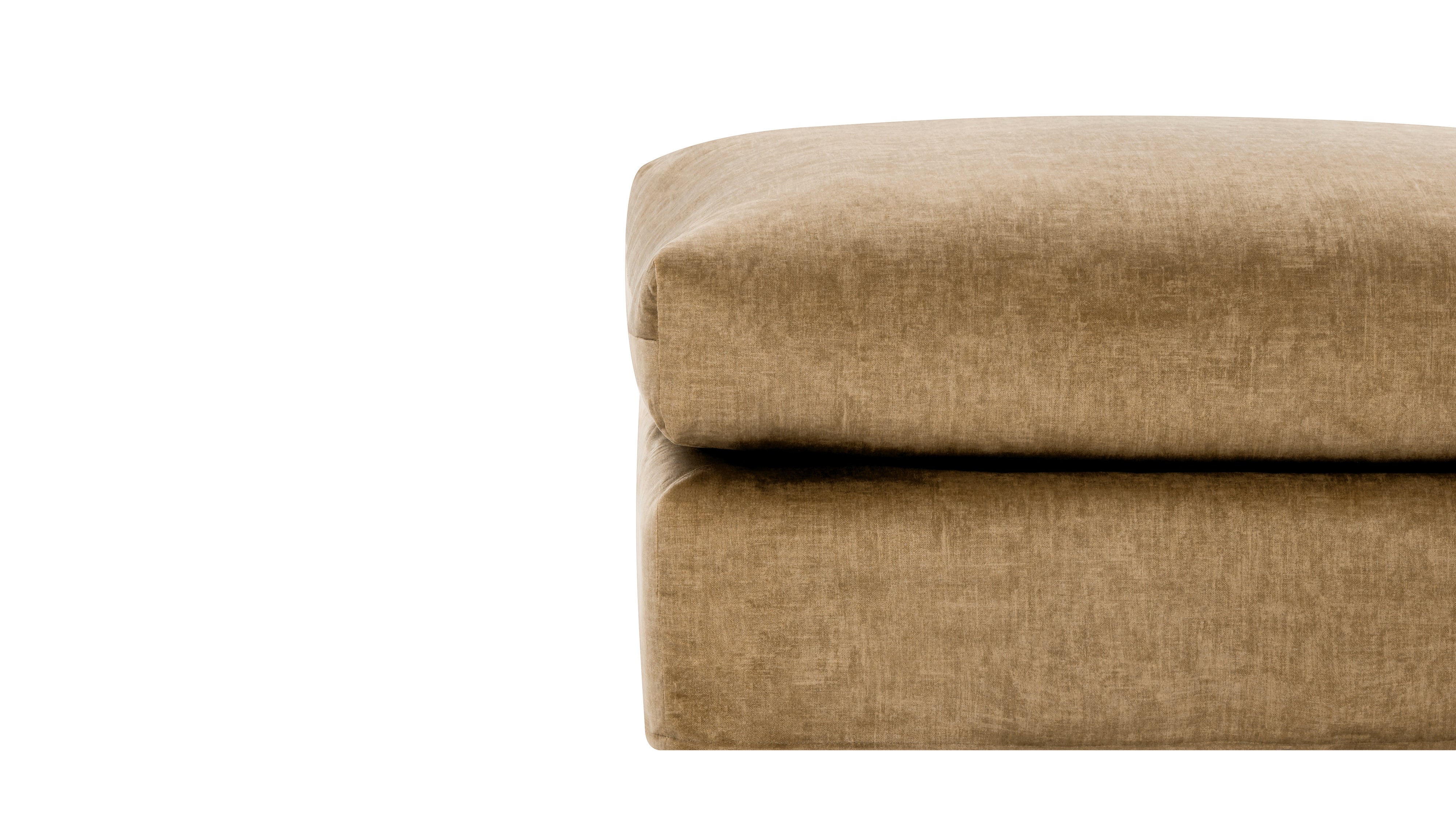 Breeze Ottoman, Large, Bronze