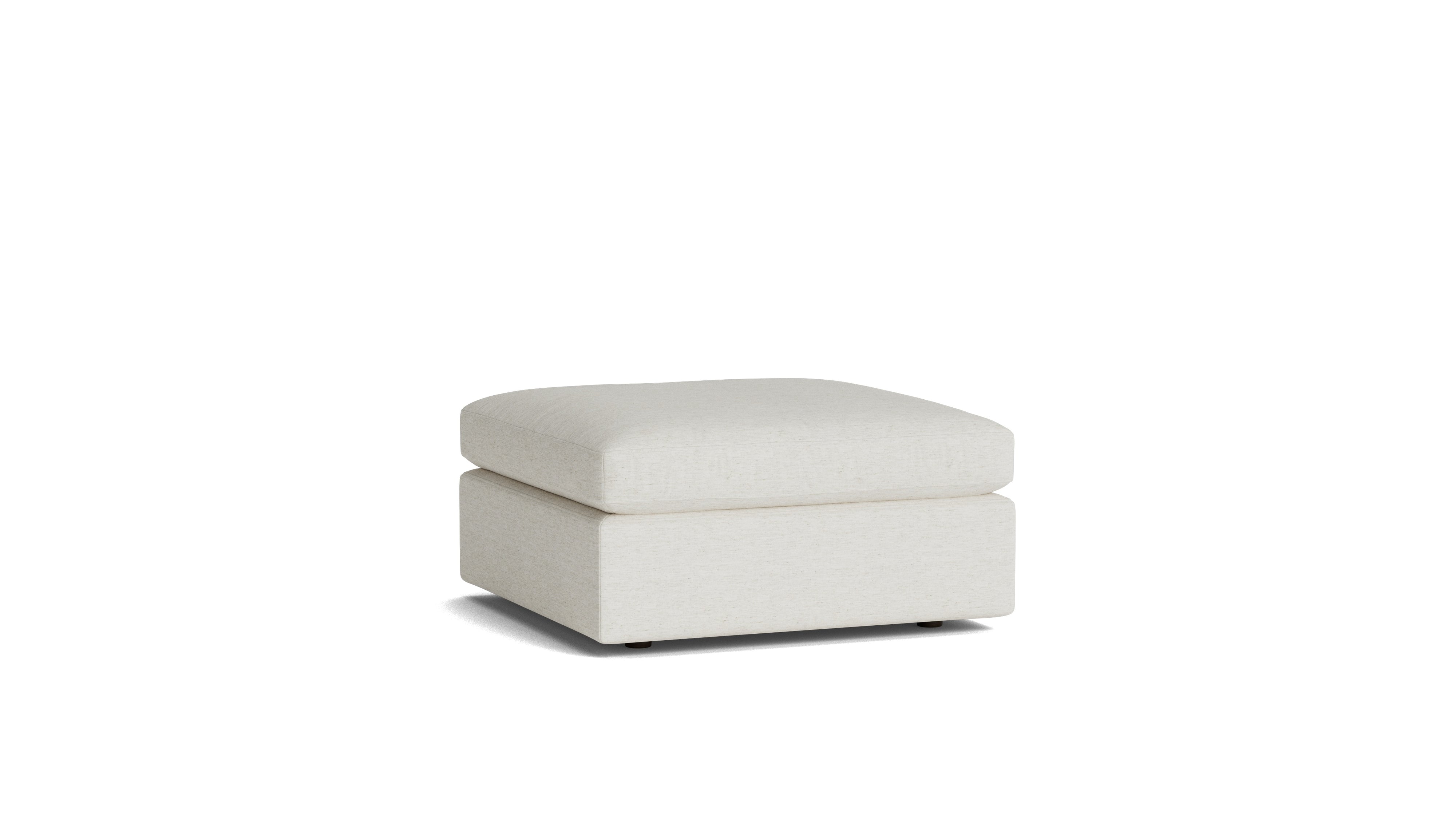 Saddle Ottoman, Nomad Snow