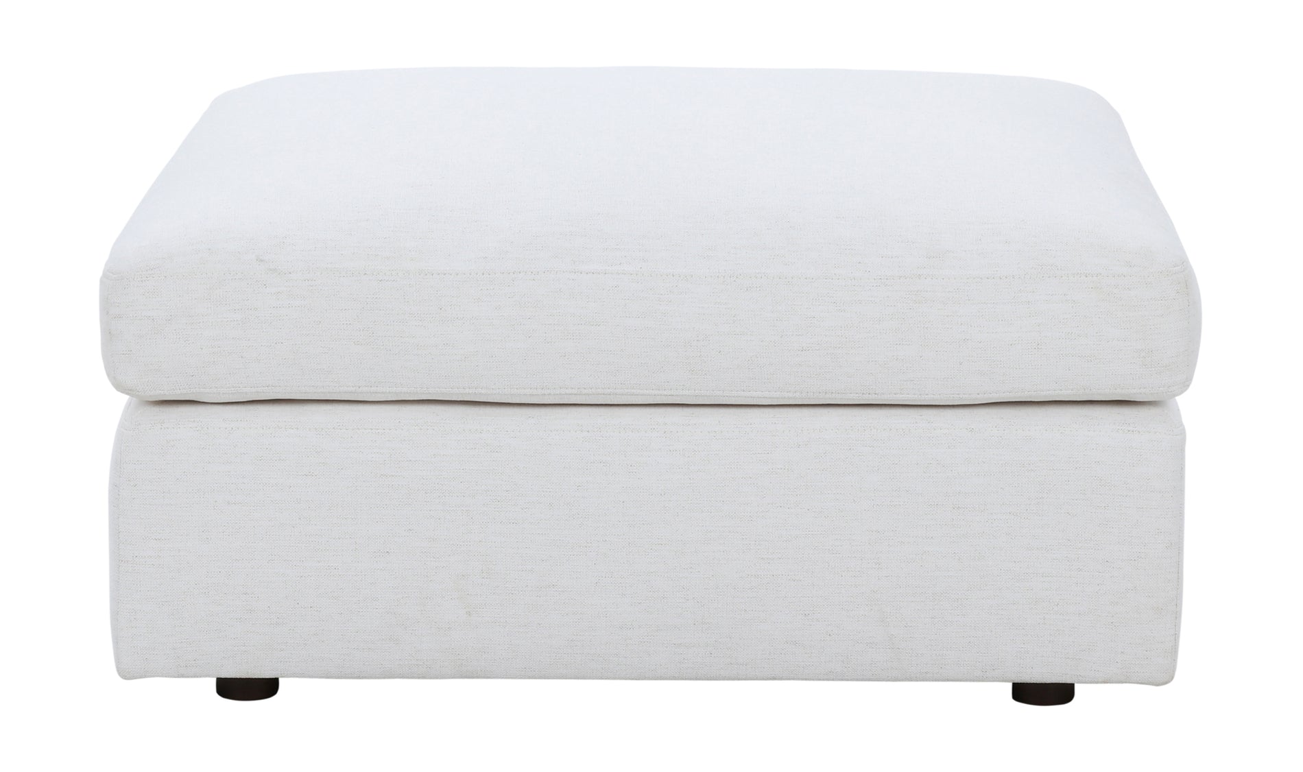 Saddle Ottoman, Nomad Snow_image