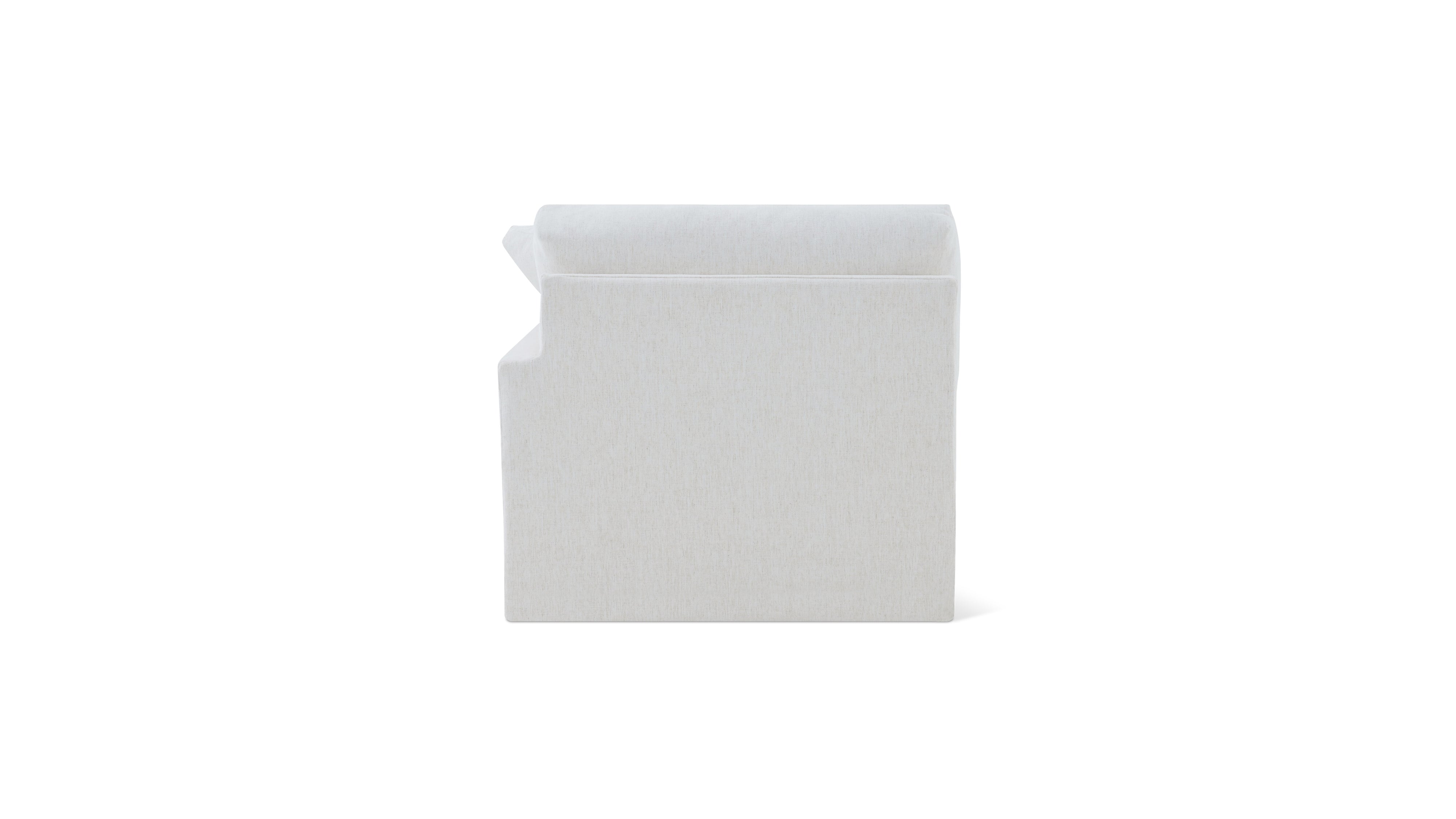 Breeze Right Arm Corner Chair, Standard, Nomad Snow