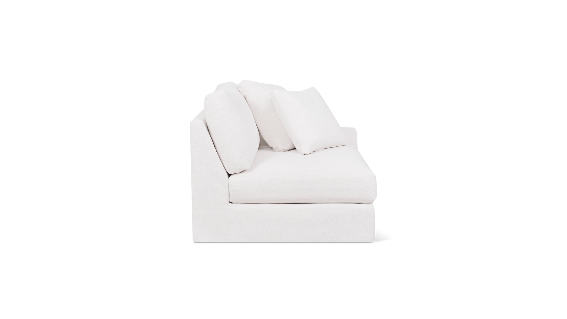 Breeze Right Arm Corner Chair, Large, Nomad Snow_image