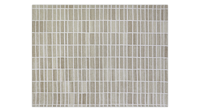 Tile Rug, 8x10, Warm Sand