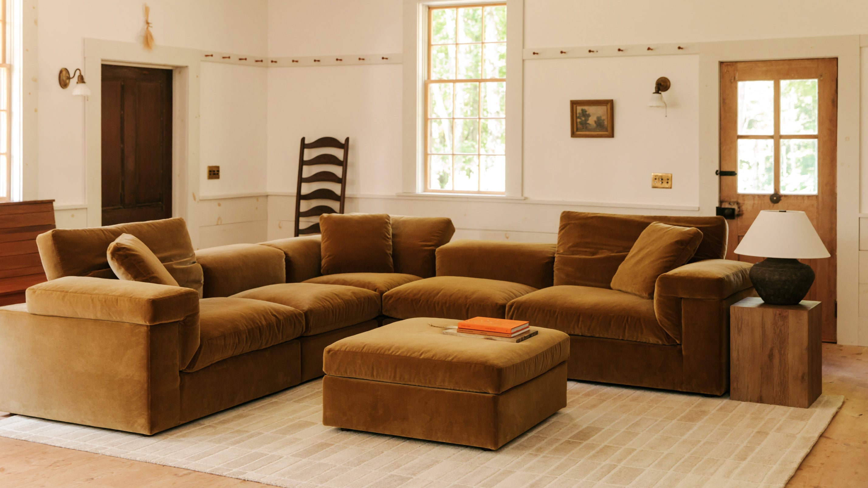 Tile Rug, 9x12, Warm Sand