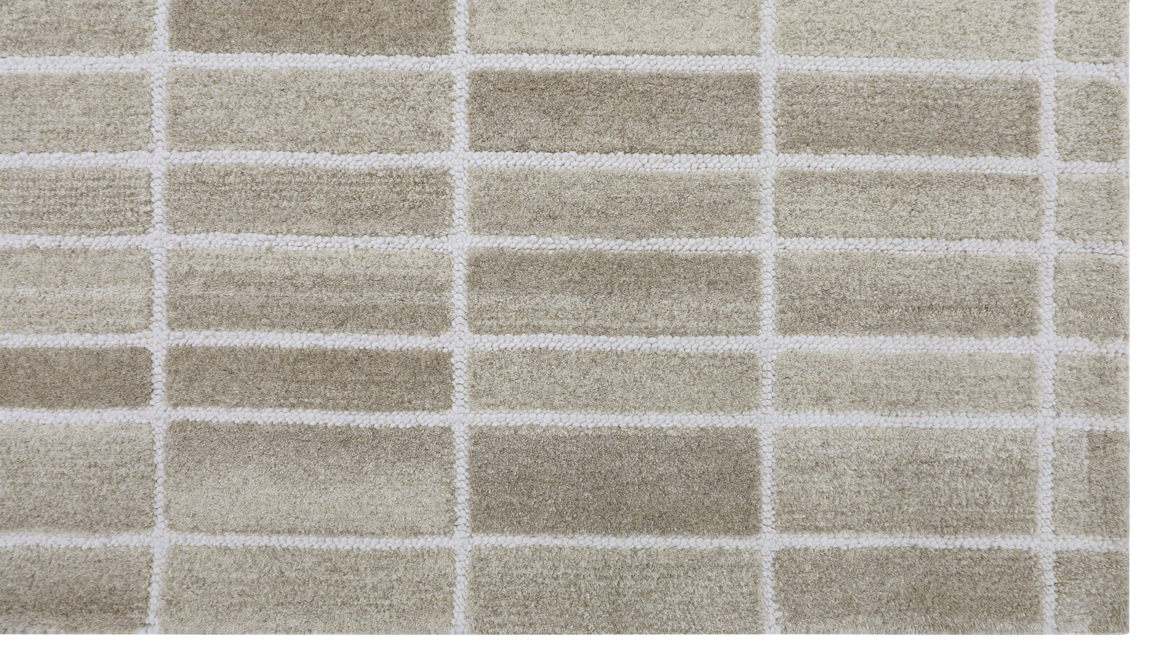 Tile Rug, 9x12, Warm Sand
