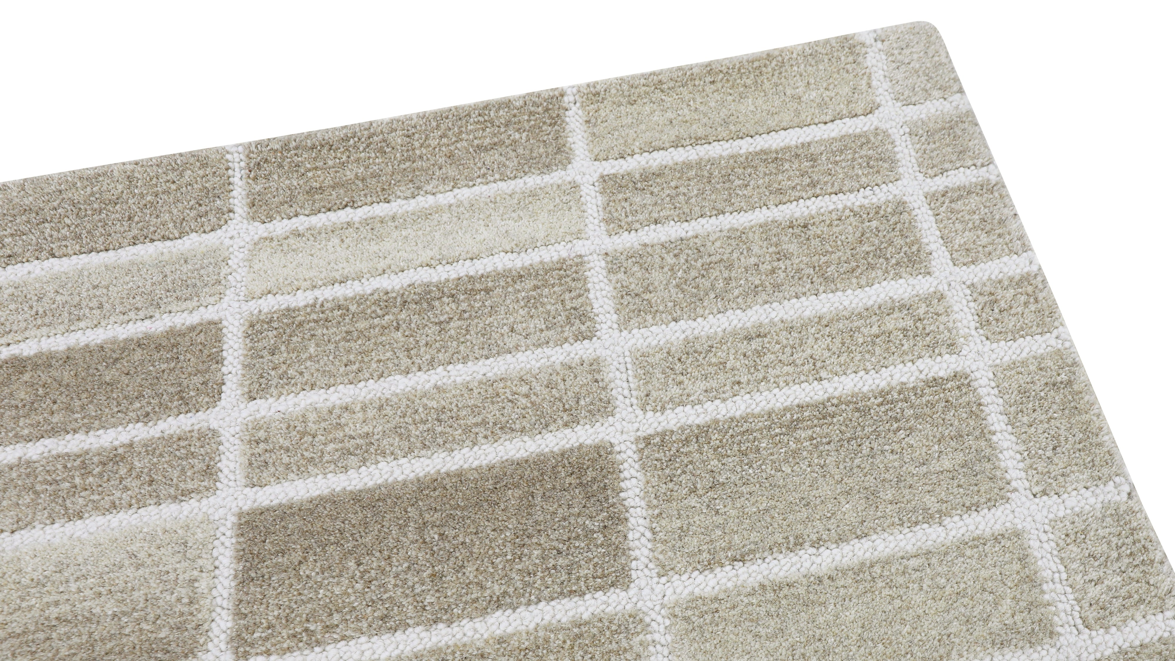 Tile Rug, 9x12, Warm Sand