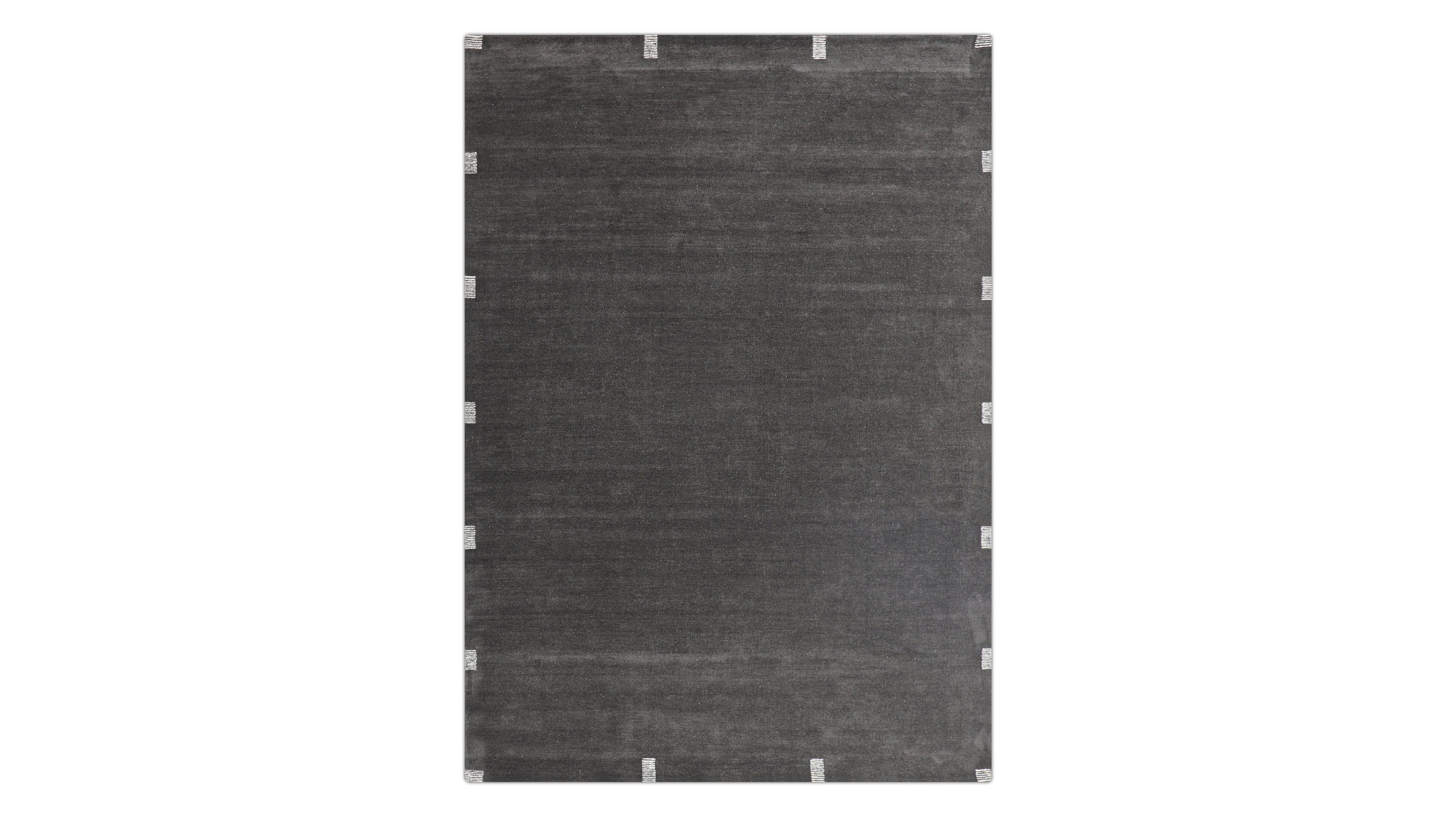 Morse Rug, 9x12, Obsidian