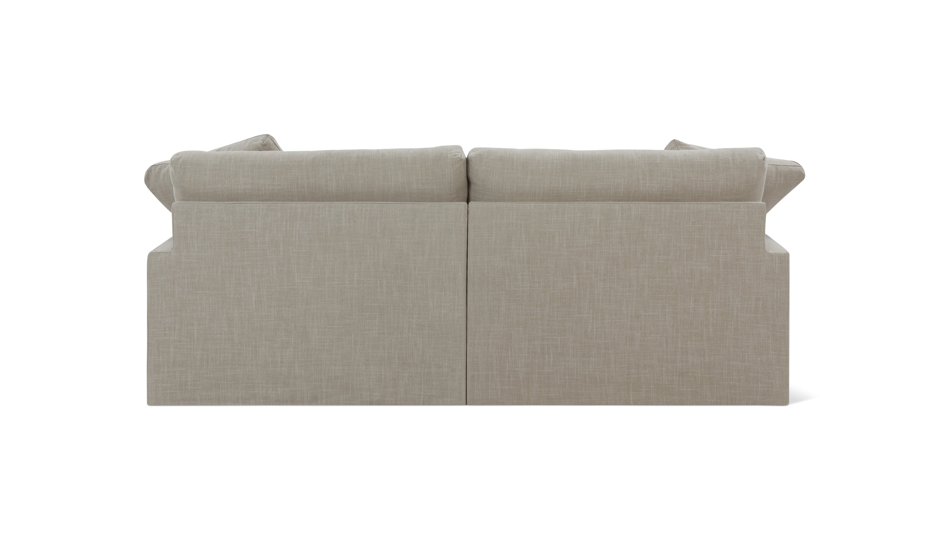Breeze 2-Piece Modular Sofa, Large, Light Pebble