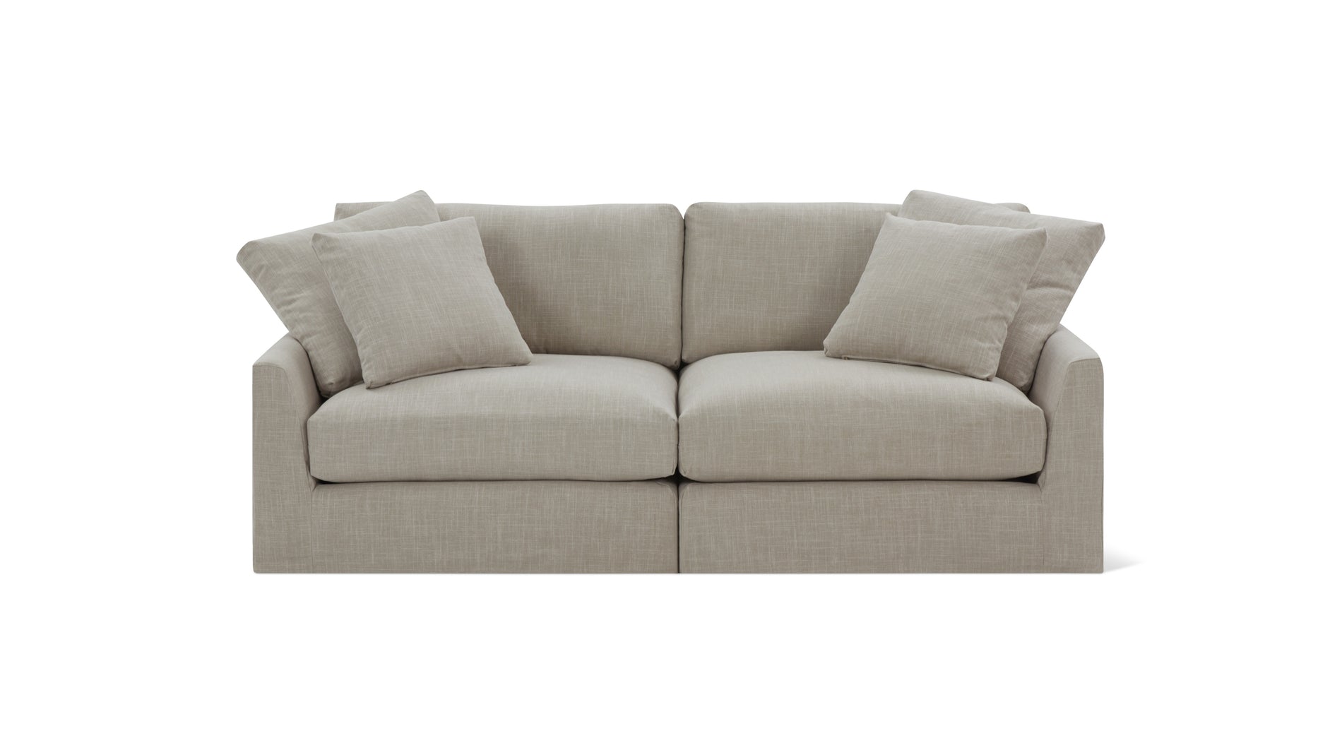 Breeze 2-Piece Modular Sofa, Large, Light Pebble_image
