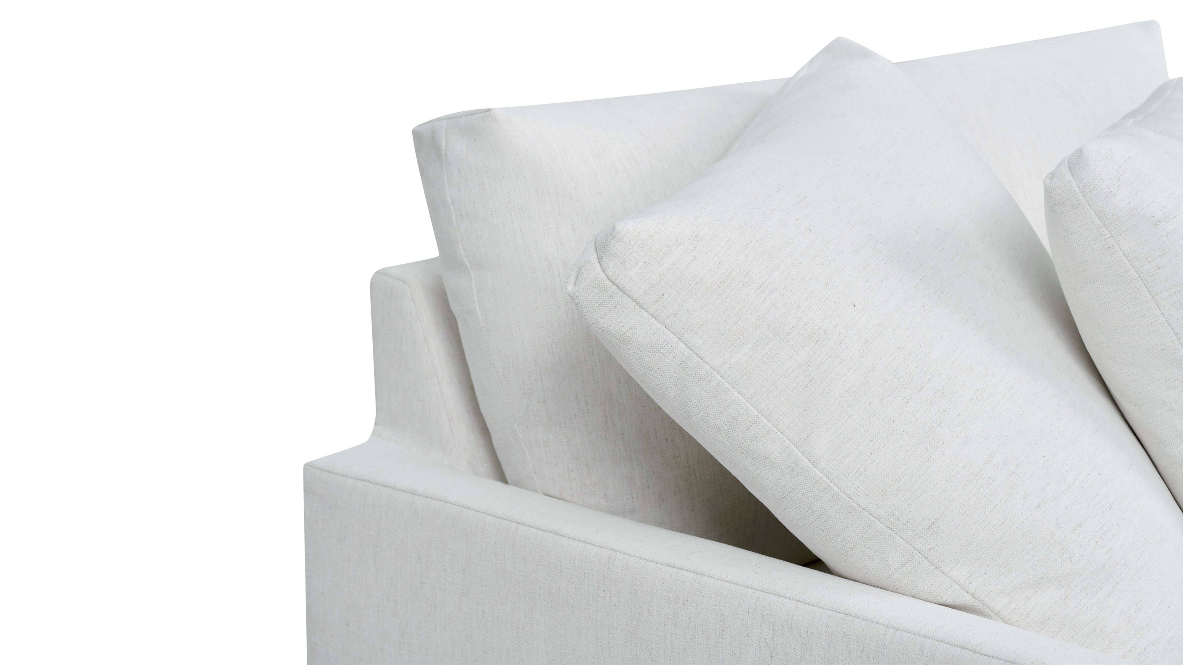 Breeze 2-Piece Modular Sofa, Large, Nomad Snow