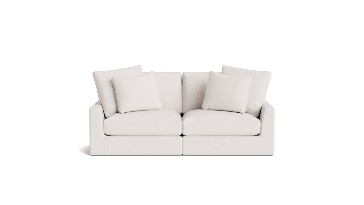 Breeze 2-Piece Modular Sofa, Large, Nomad Snow