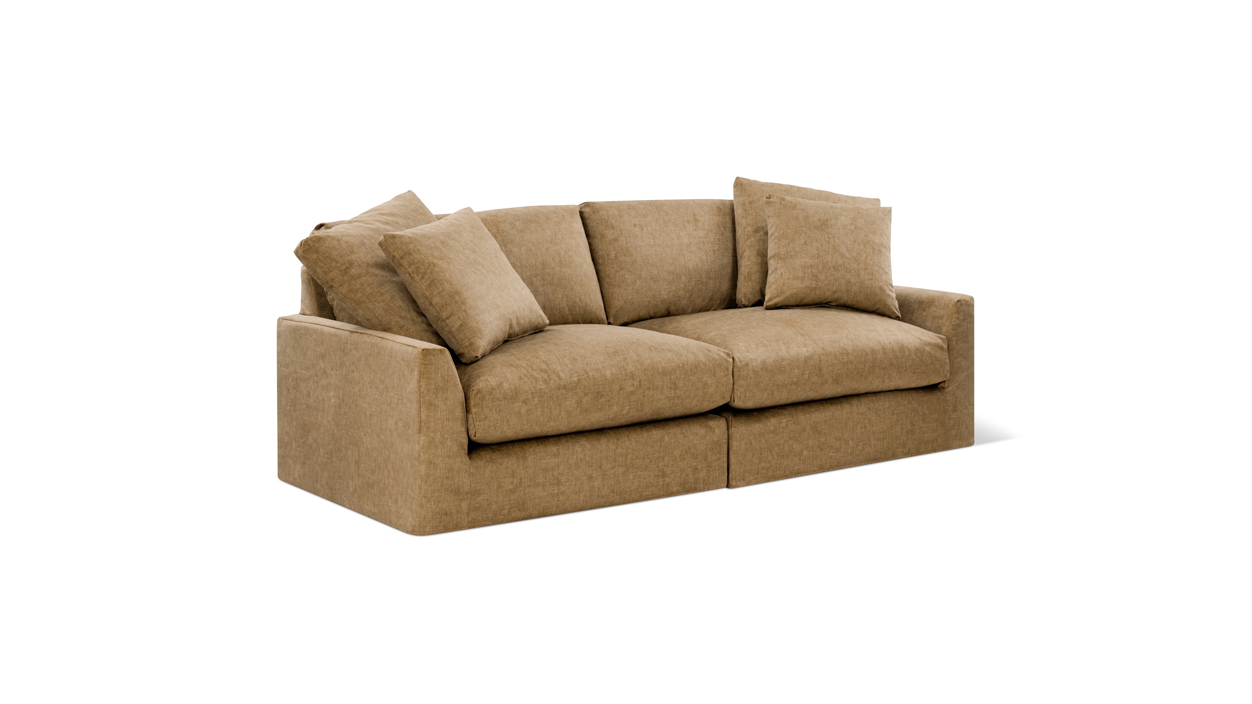 Breeze 2-Piece Modular Sofa, Large, Bronze