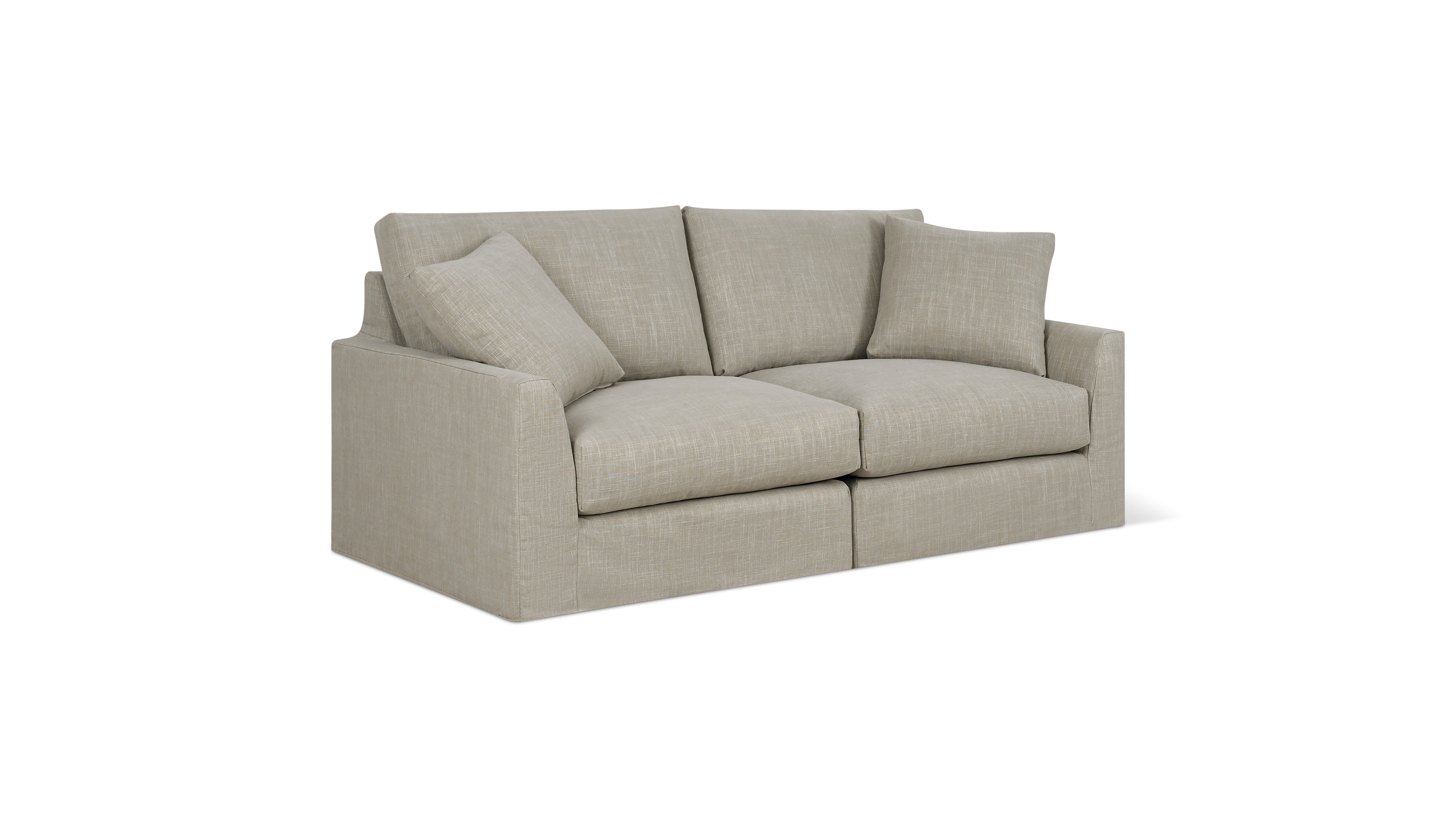 Breeze 2-Piece Modular Sofa, Standard, Light Pebble