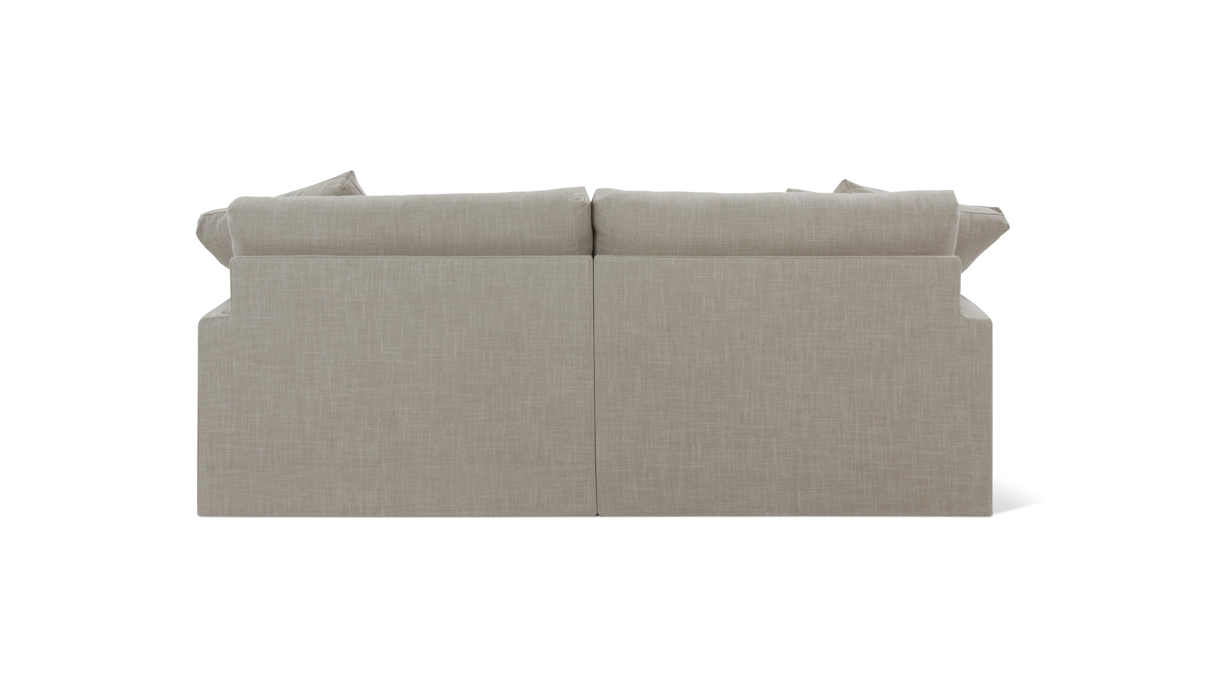 Breeze 3-Piece Modular Sectional, Large, Light Pebble