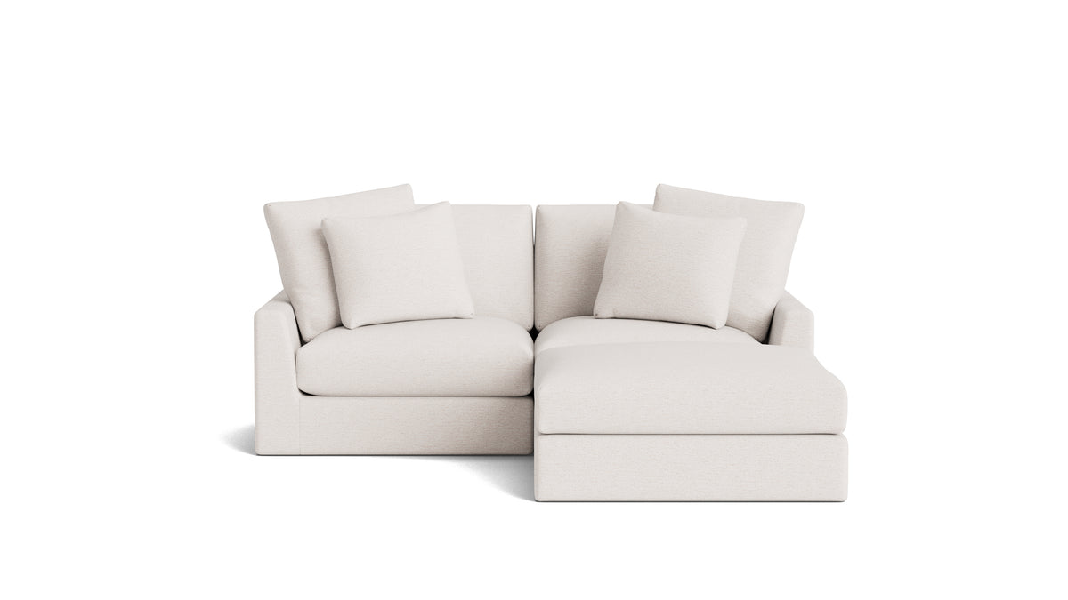 Breeze 3-Piece Modular Sectional, Large, Nomad Snow