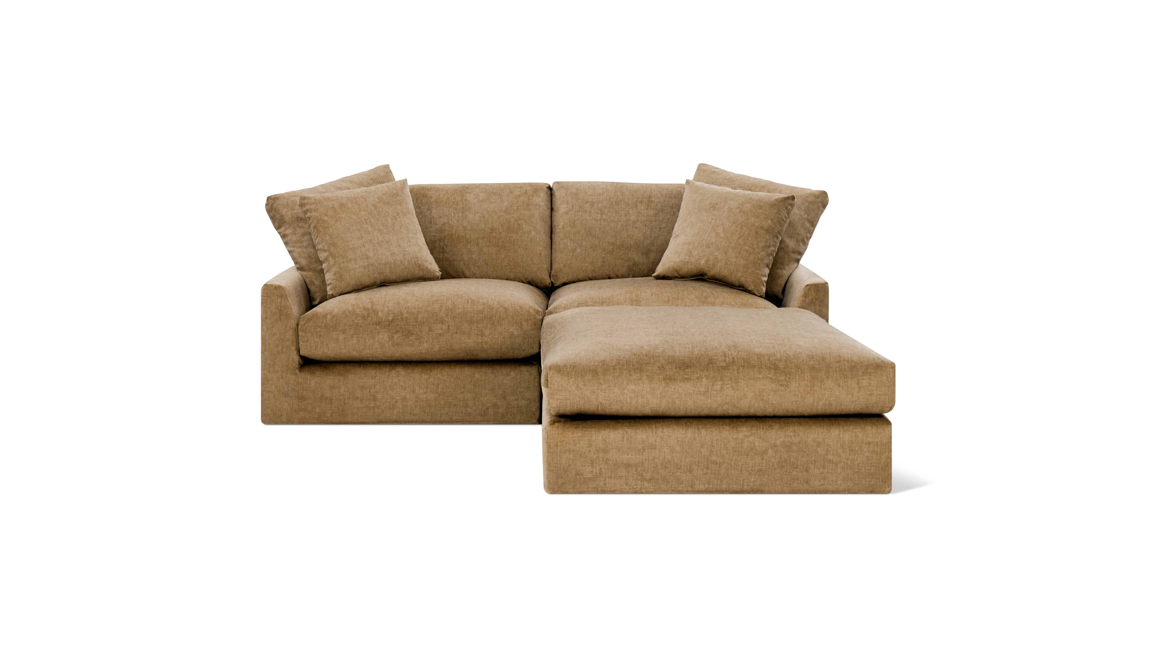 Breeze 3-Piece Modular Sectional, Large, Bronze