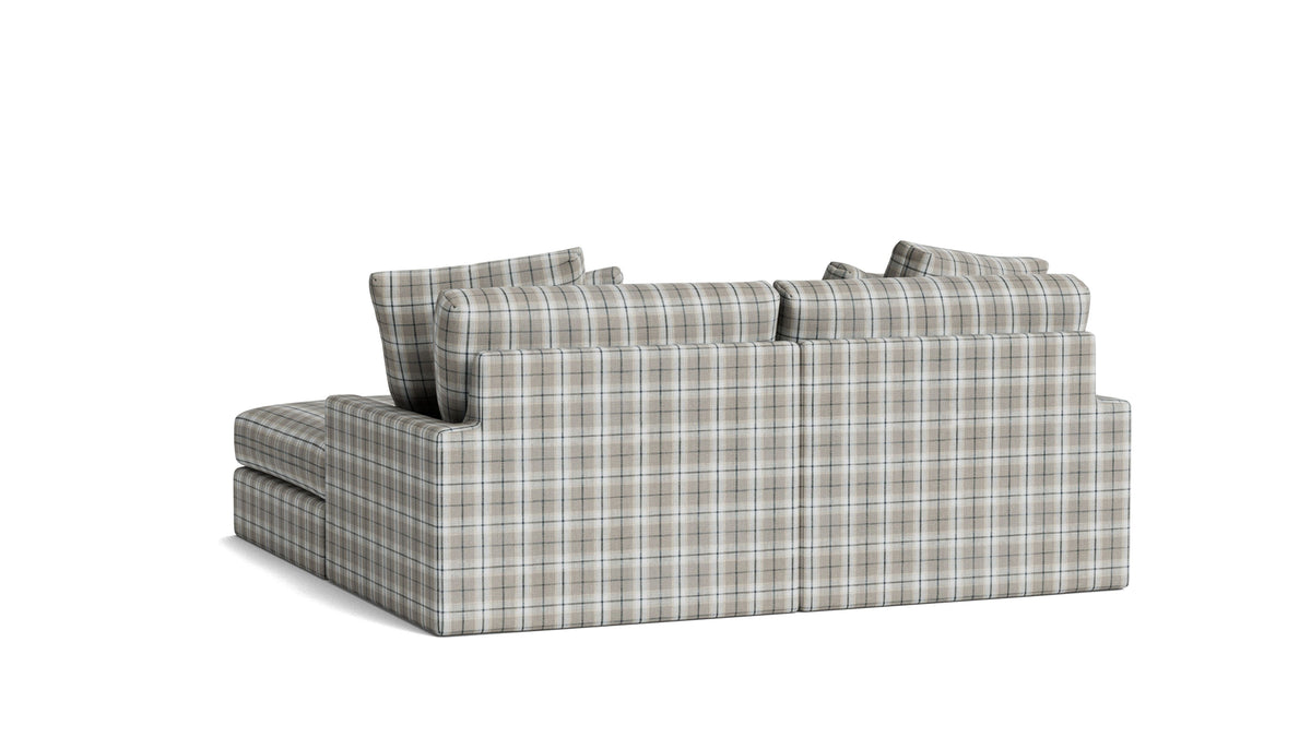 Breeze 3-Piece Modular Sectional, Large, Hudson Check