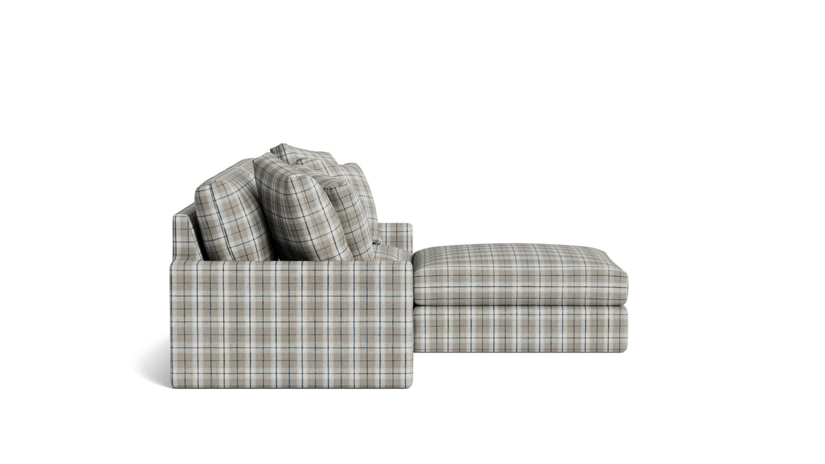 Breeze 3-Piece Modular Sectional, Large, Hudson Check