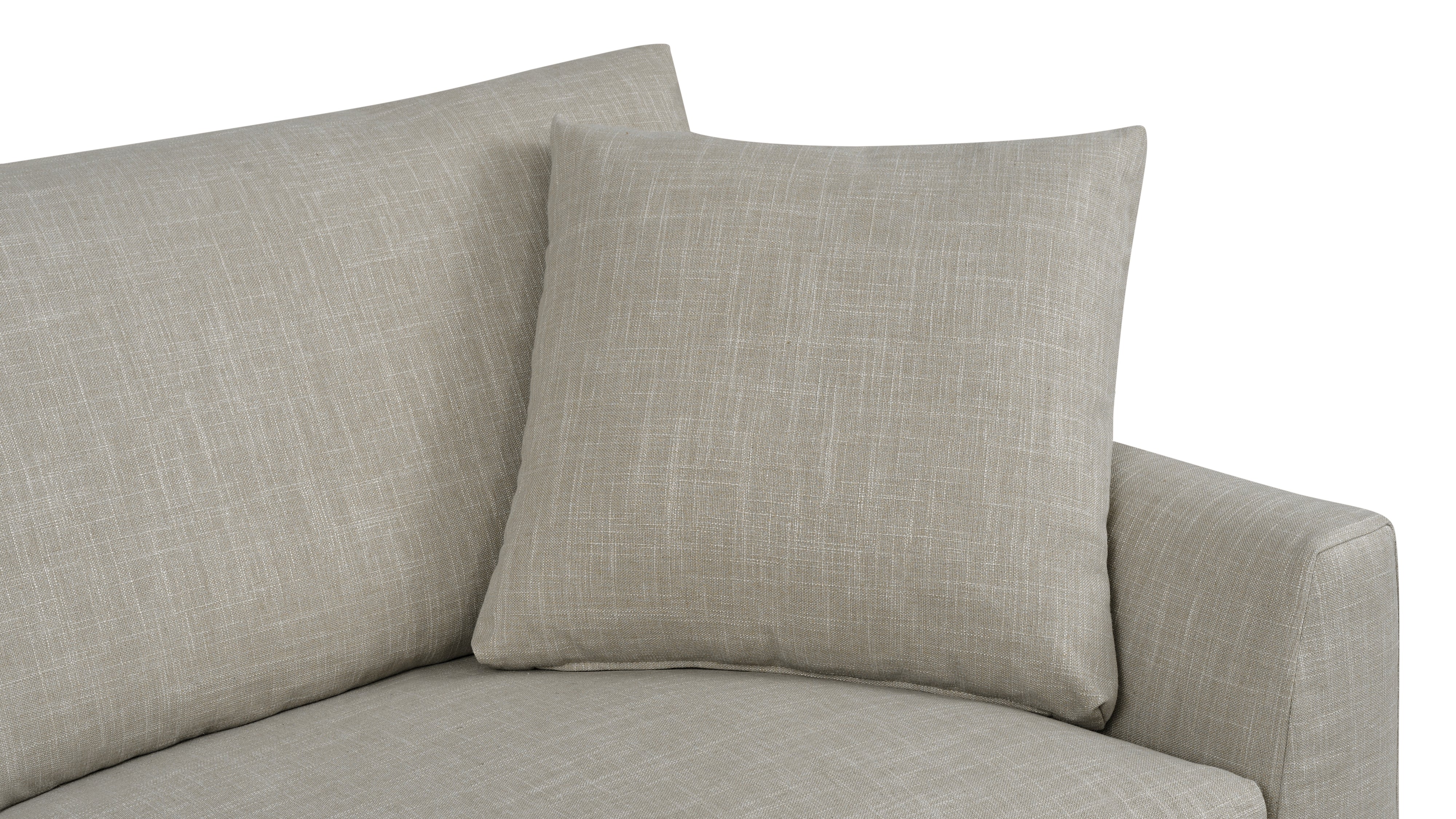 Breeze 3-Piece Modular Sectional, Standard, Light Pebble