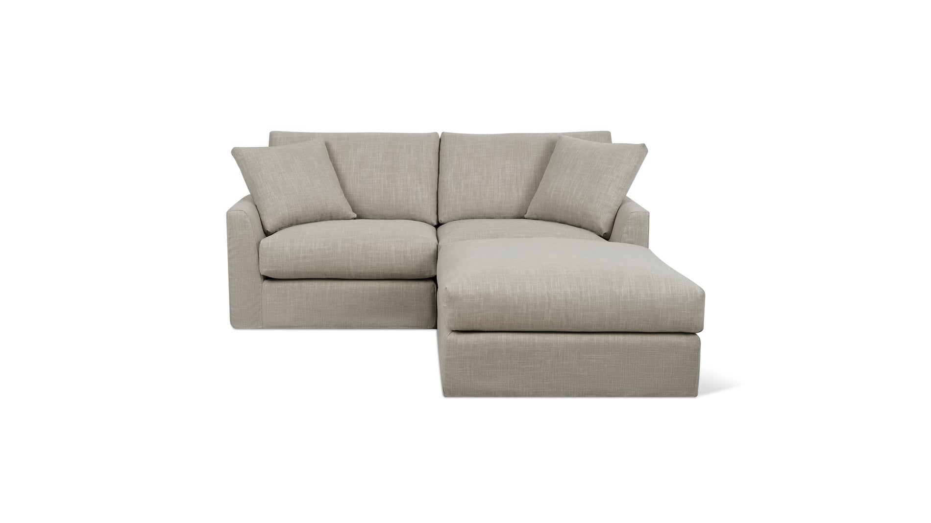 Breeze 3-Piece Modular Sectional, Standard, Light Pebble_image