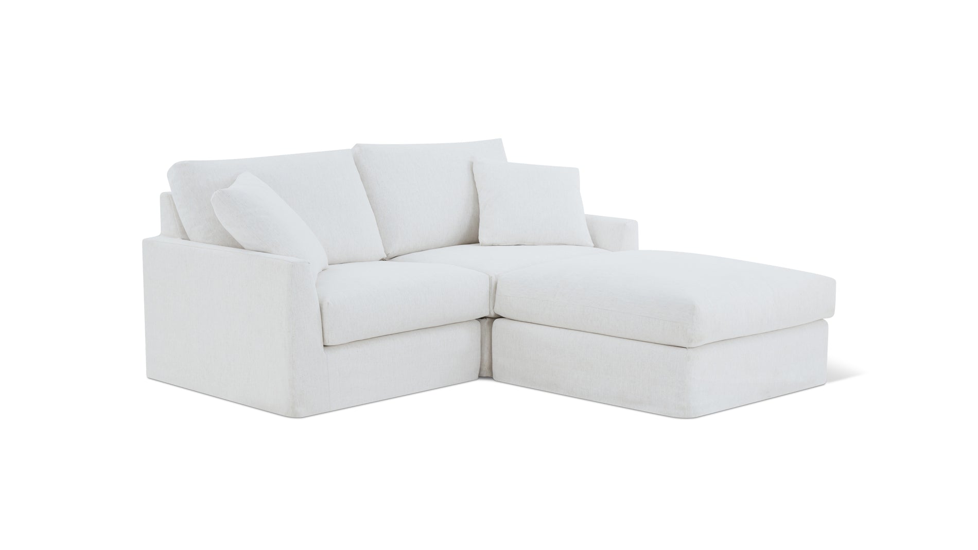 Breeze 3-Piece Modular Sectional, Standard, Nomad Snow_image