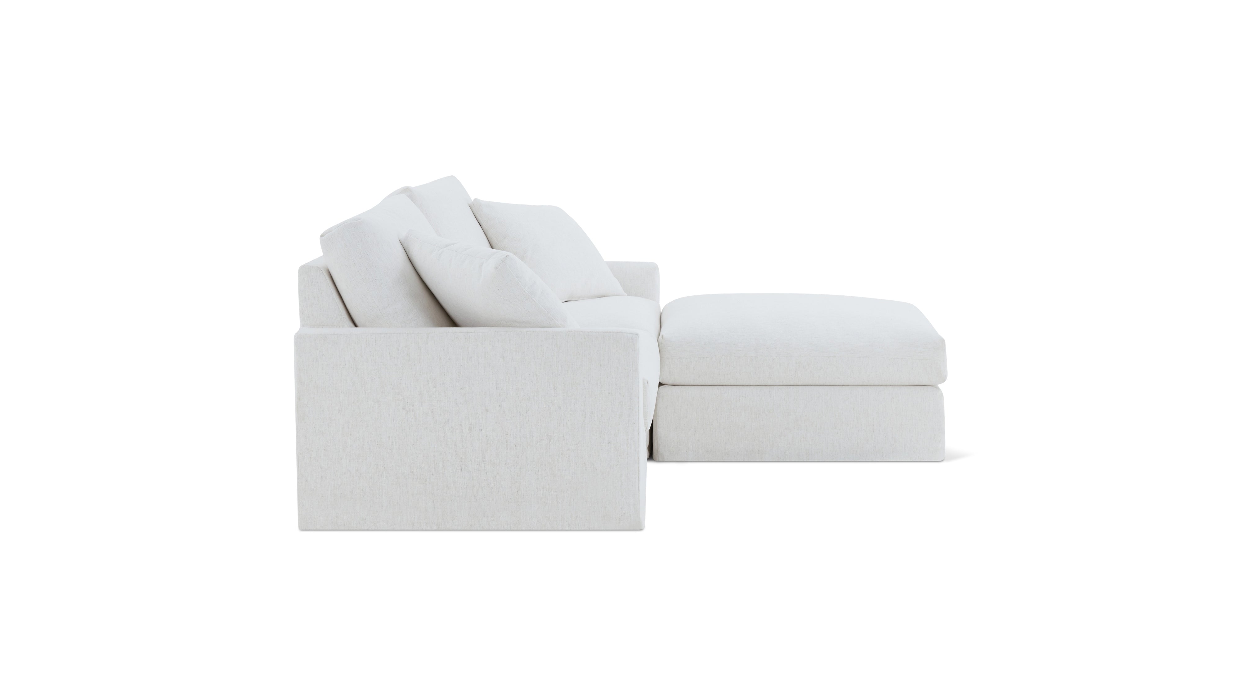 Breeze 3-Piece Modular Sectional, Standard, Nomad Snow