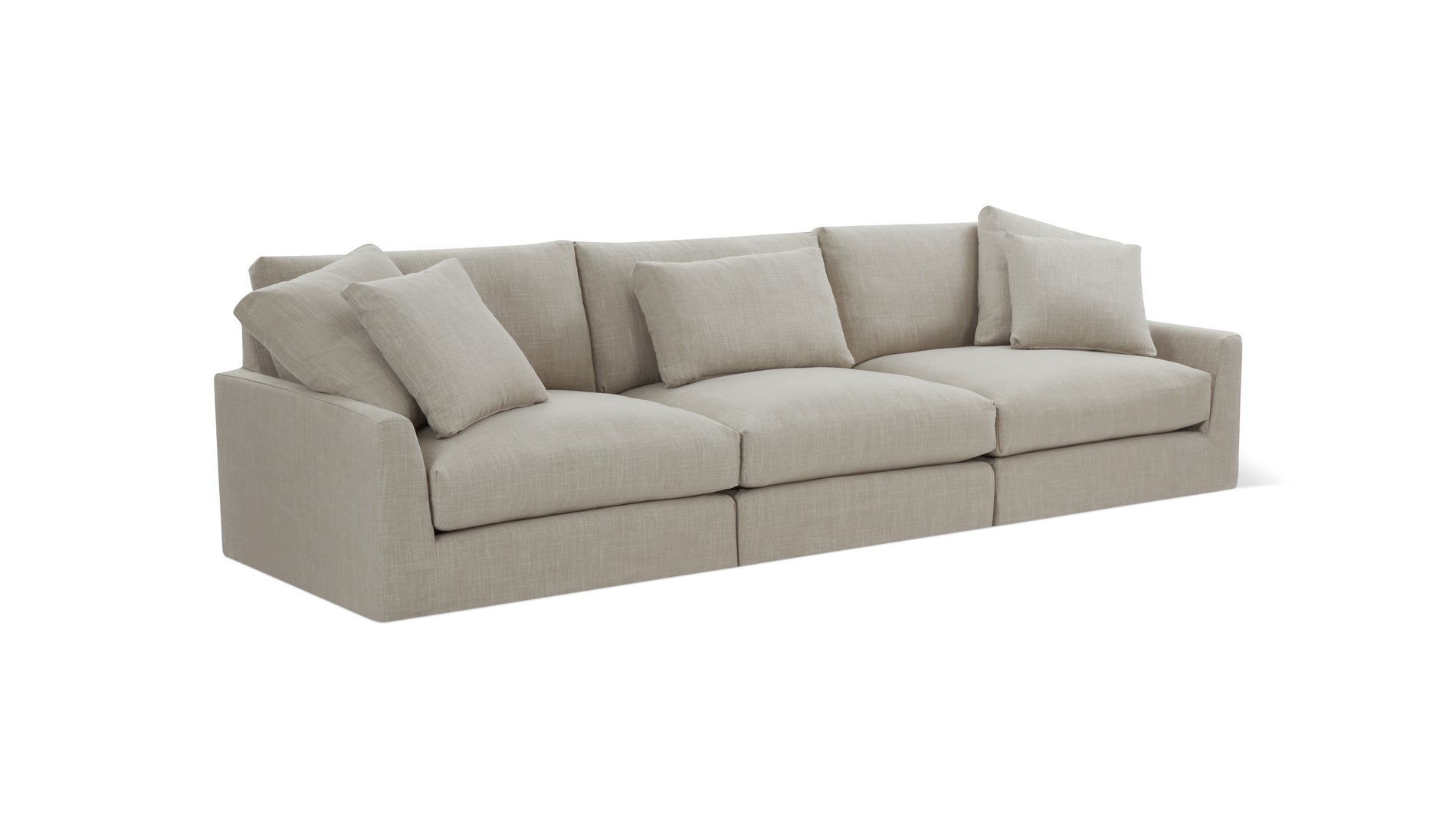 Breeze 3-Piece Modular Sofa, Large, Light Pebble_image
