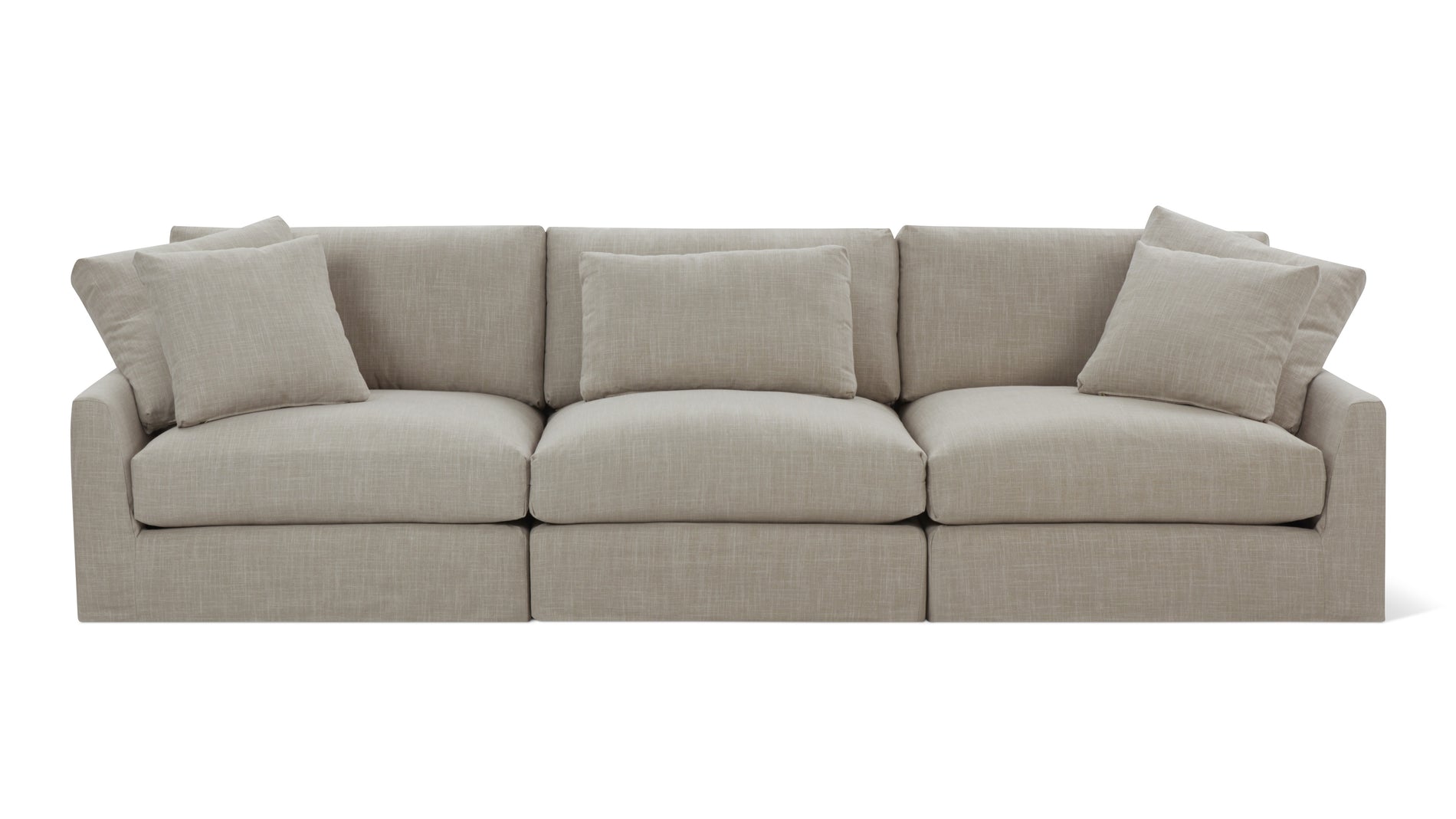Breeze 3-Piece Modular Sofa, Large, Light Pebble_image
