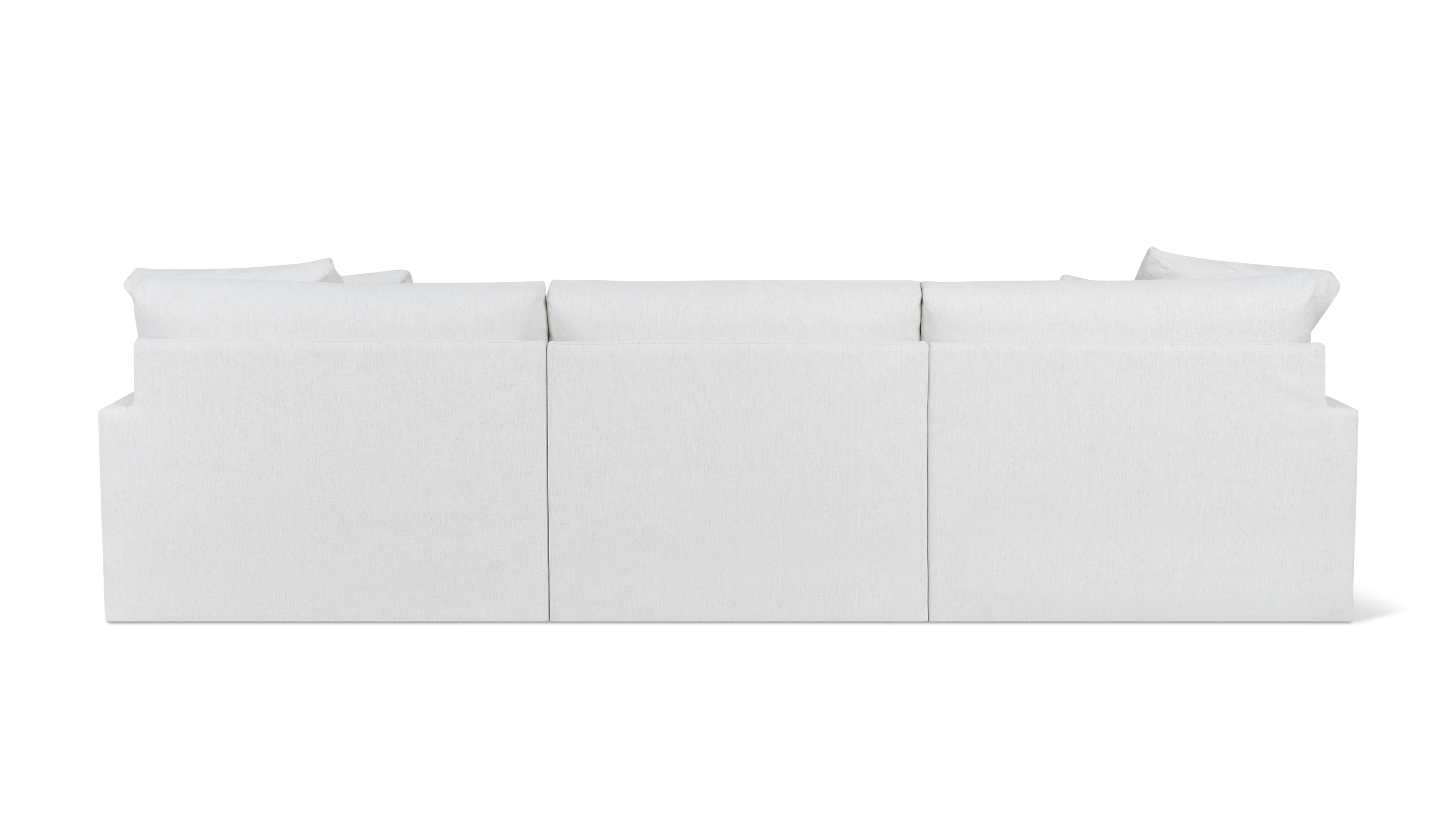 Breeze 3-Piece Modular Sofa, Large, Nomad Snow
