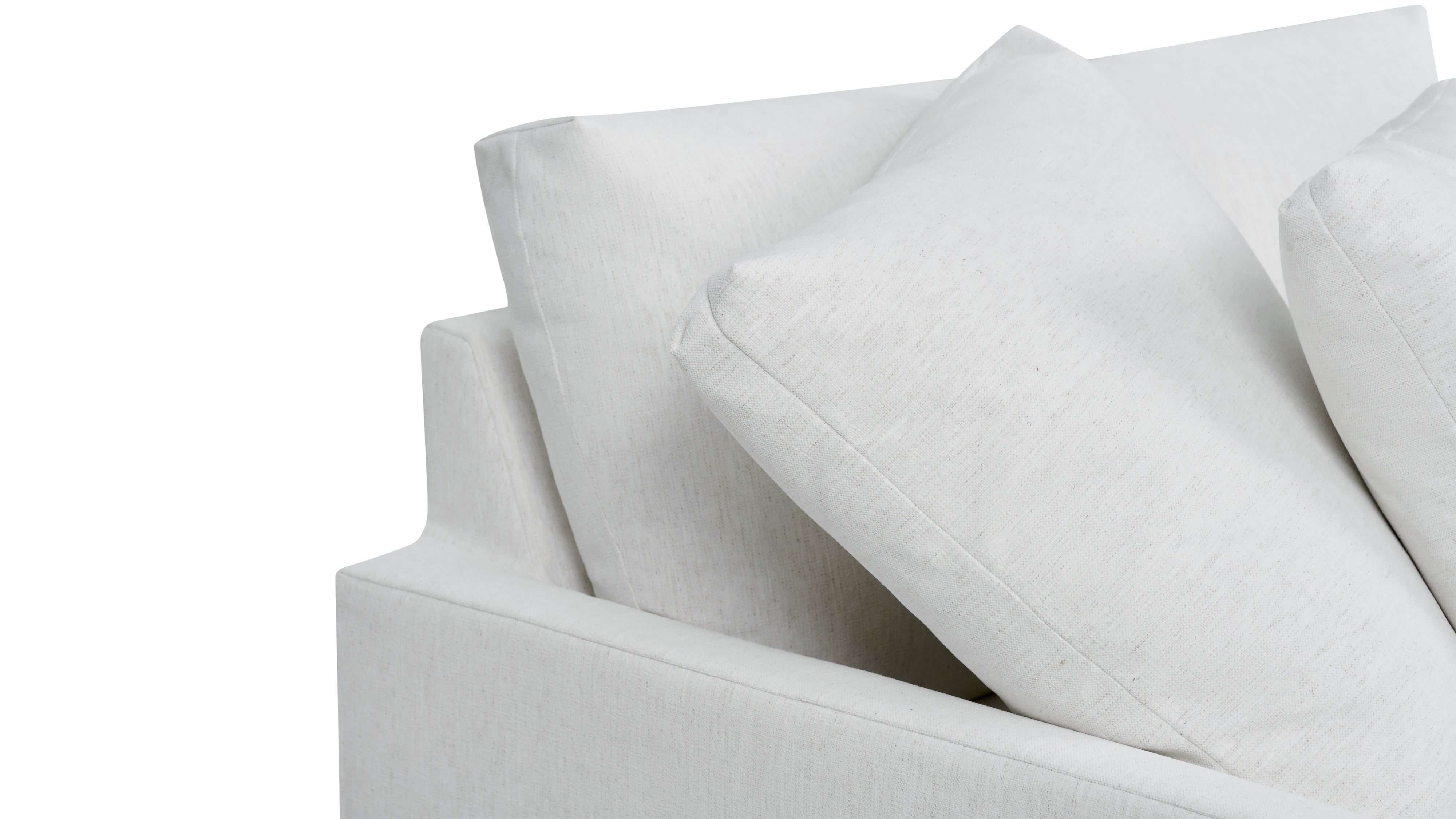 Breeze 3-Piece Modular Sofa, Large, Nomad Snow