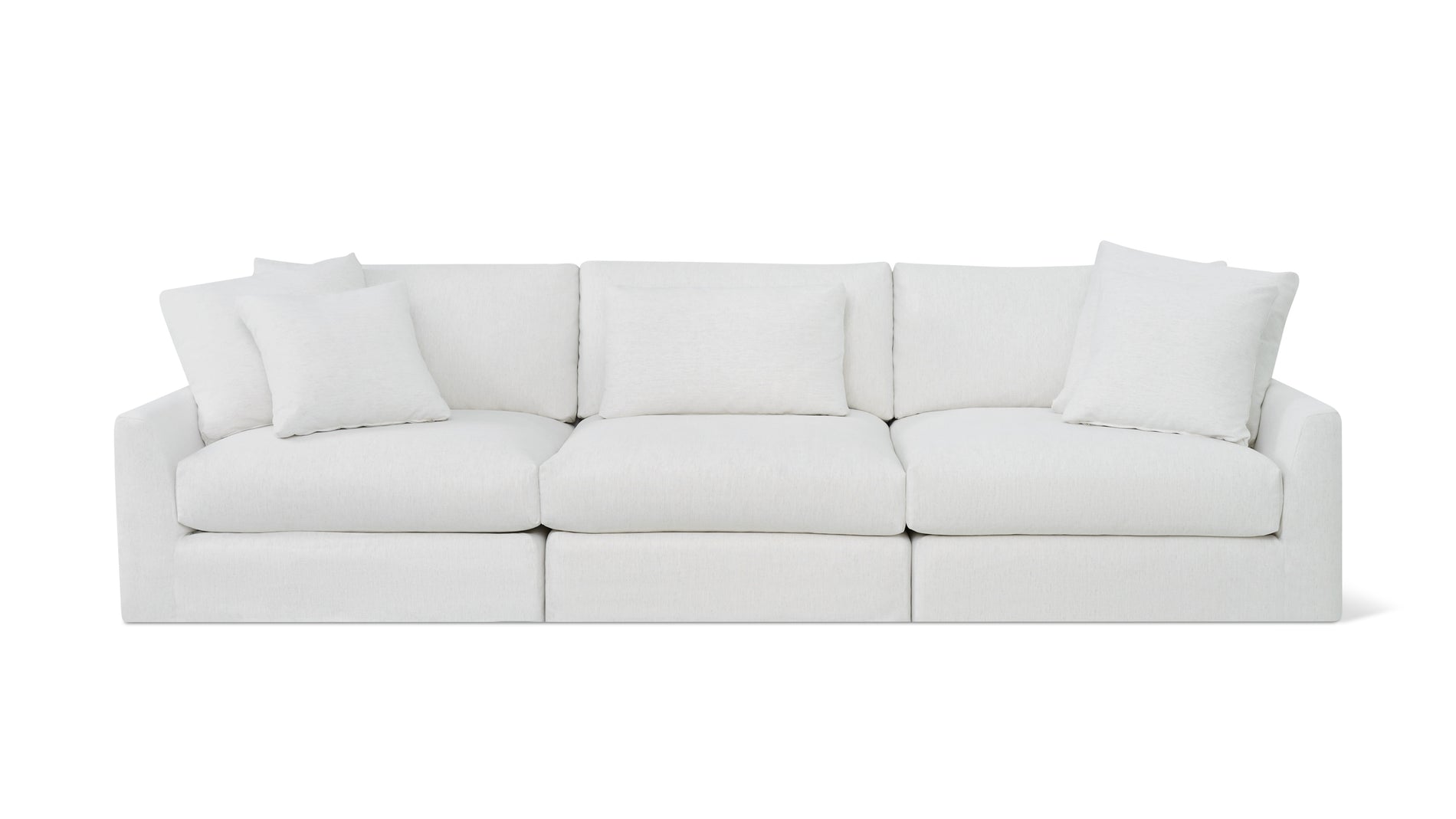 Breeze 3-Piece Modular Sofa, Large, Nomad Snow_image