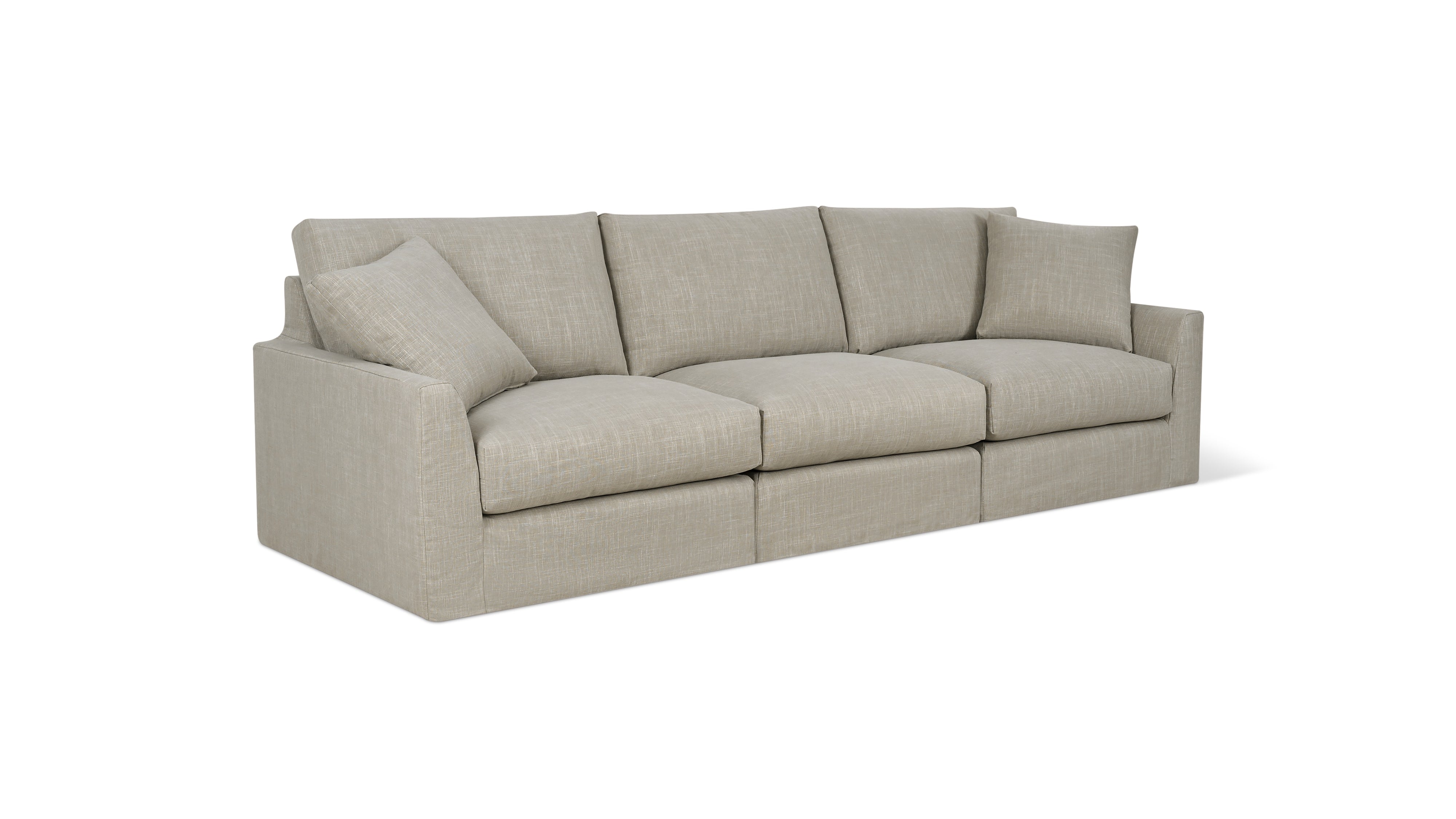 Breeze 3-Piece Modular Sofa, Standard, Light Pebble