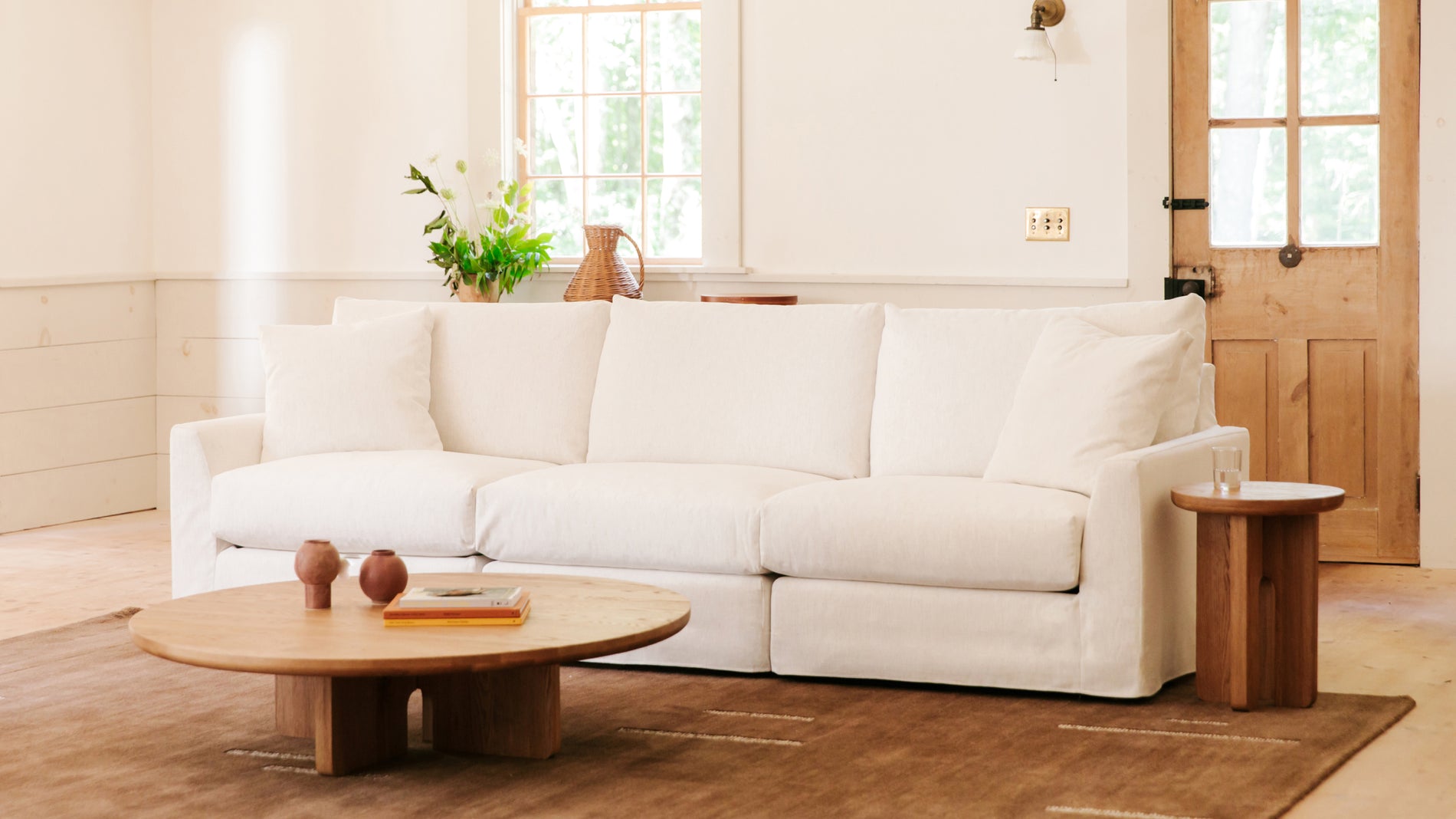Breeze 3-Piece Modular Sofa, Standard, Nomad Snow_image