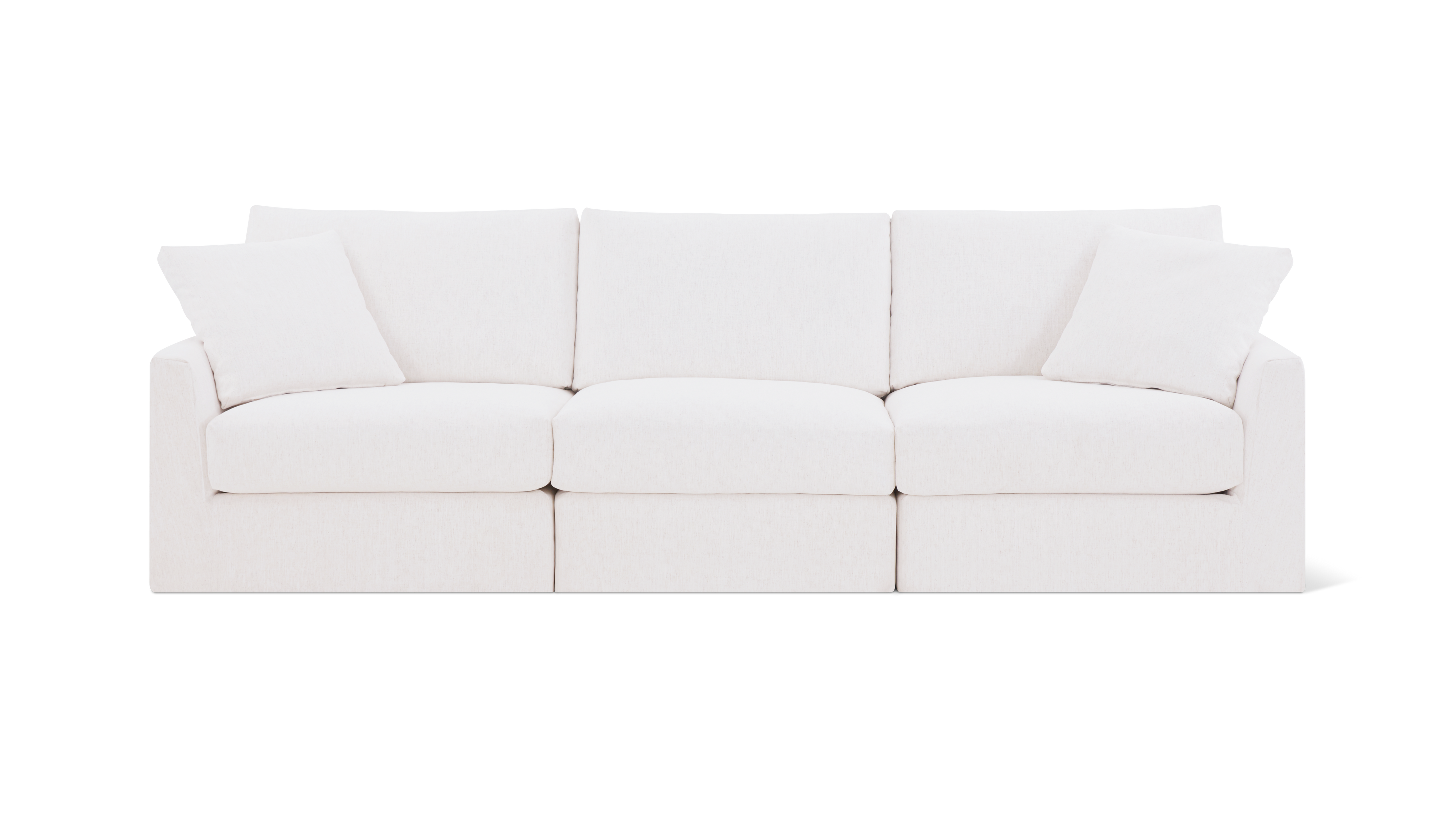 Breeze 3-Piece Modular Sofa, Standard, Nomad Snow