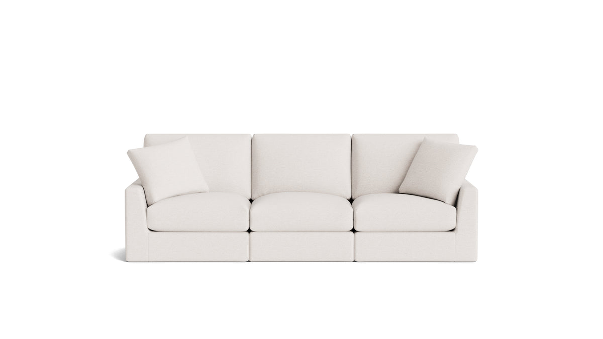 Breeze 3-Piece Modular Sofa, Standard, Nomad Snow