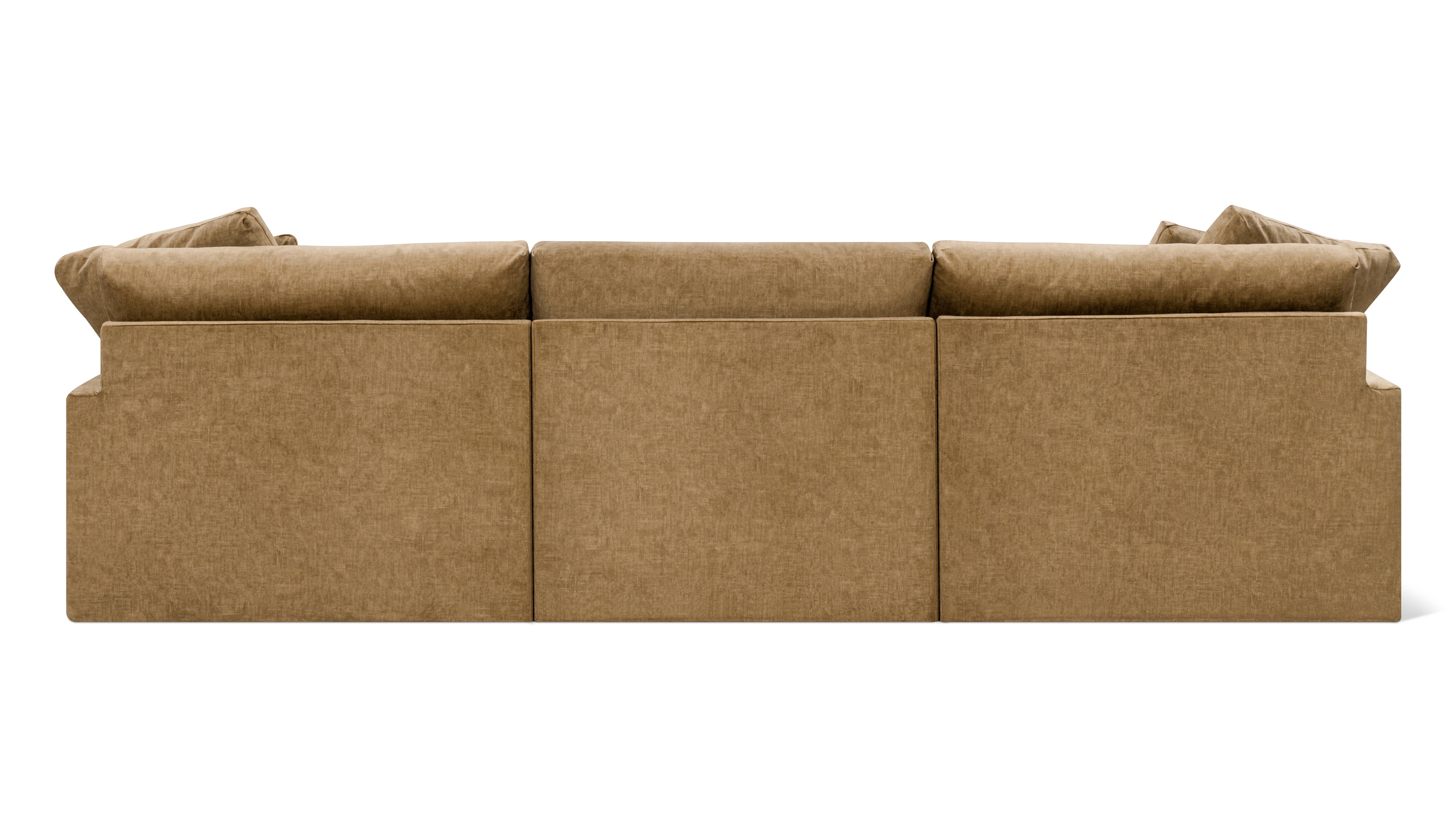 Breeze 4-Piece Modular Sectional, Large, Bronze
