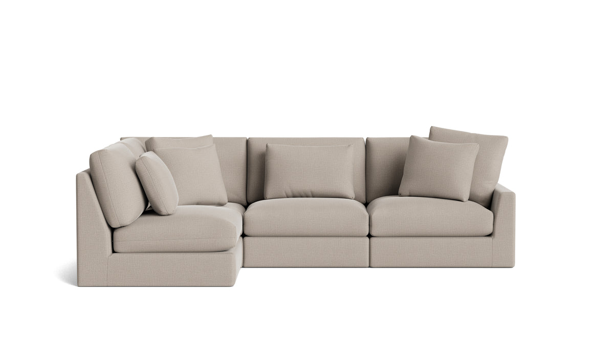 Breeze 4-Piece Modular Sectional Left, Large, Light Pebble_image