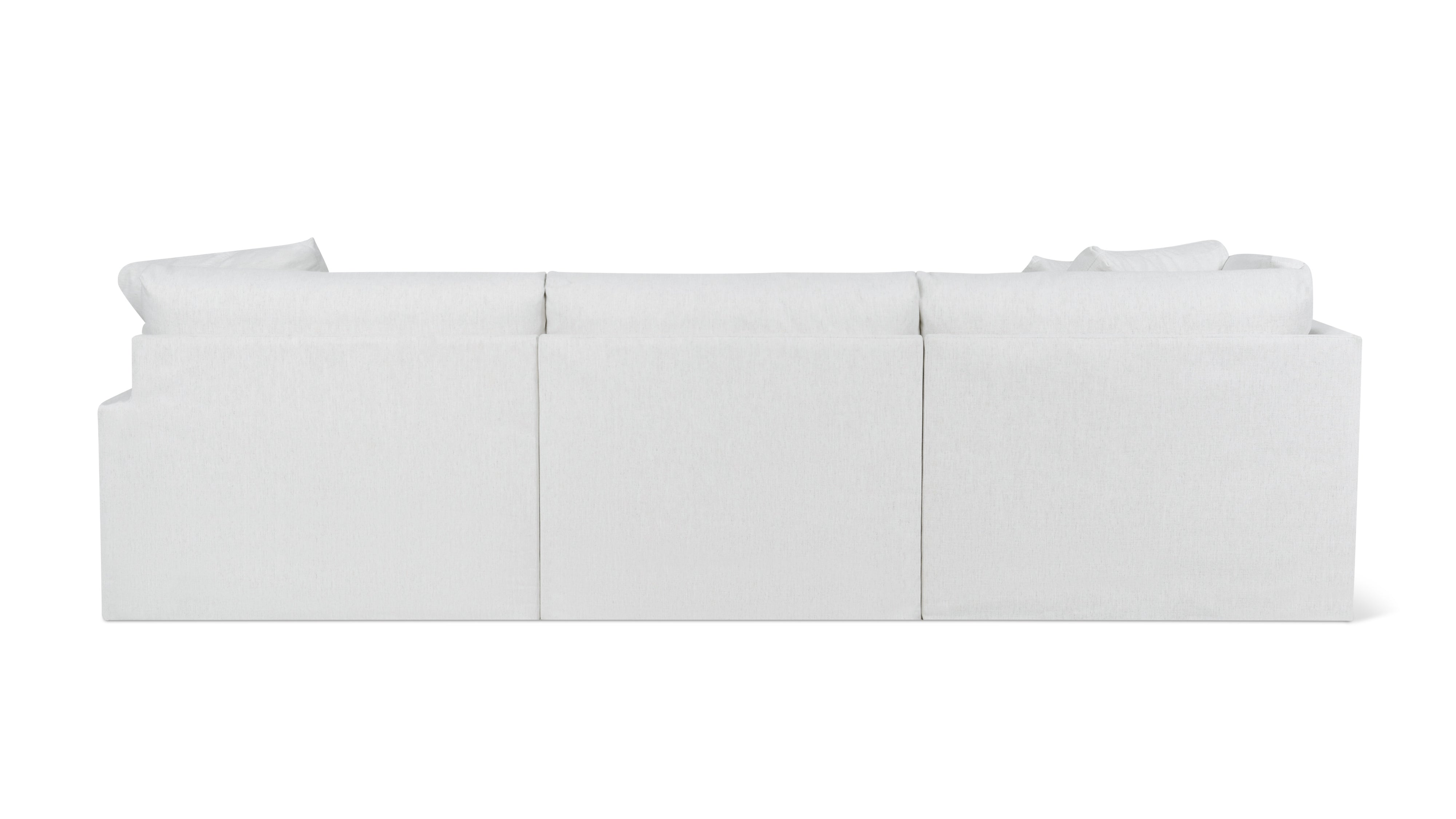 Breeze 4-Piece Modular Sectional Left, Large, Nomad Snow