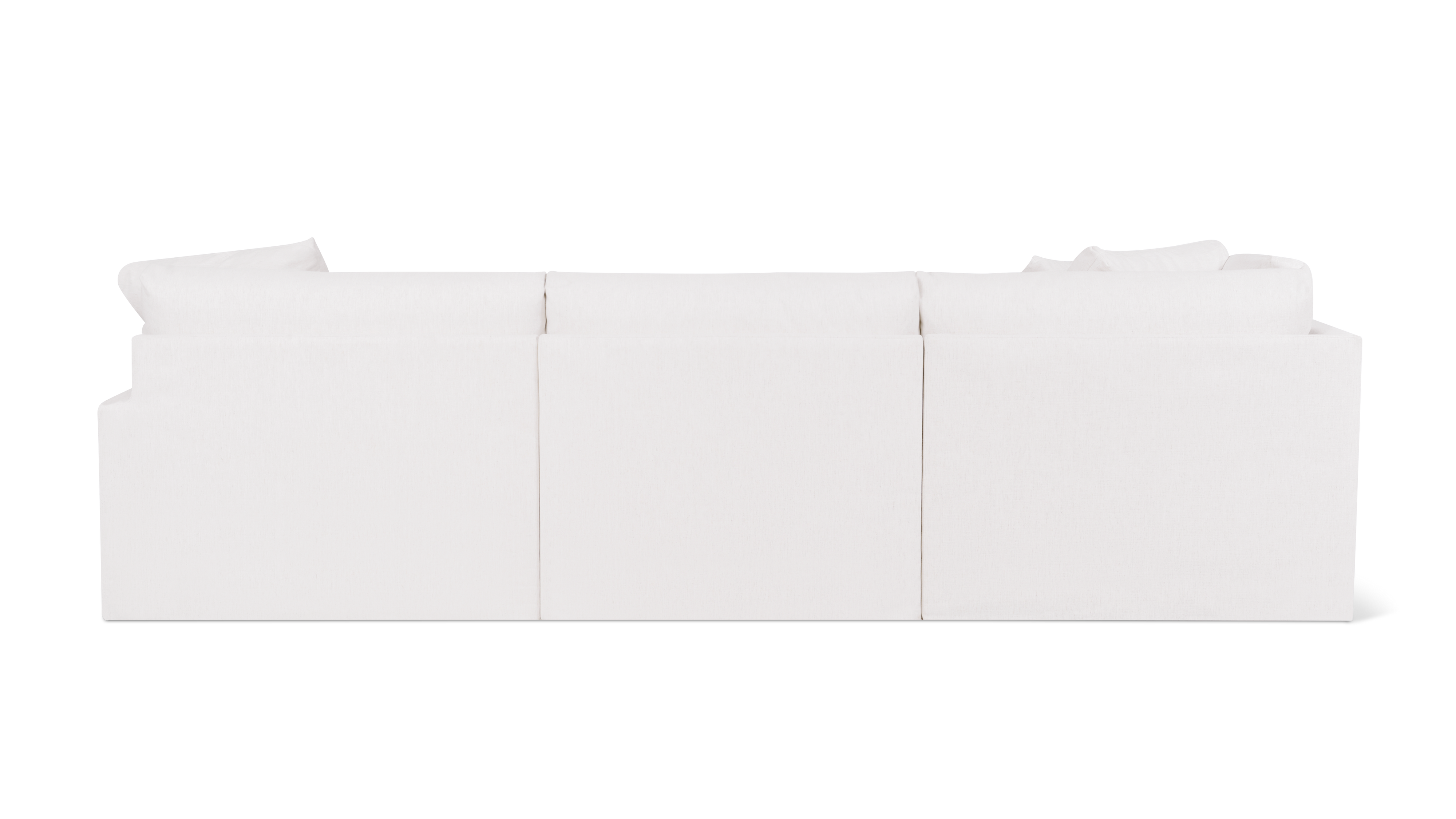Breeze 4-Piece Modular Sectional Left, Large, Nomad Snow