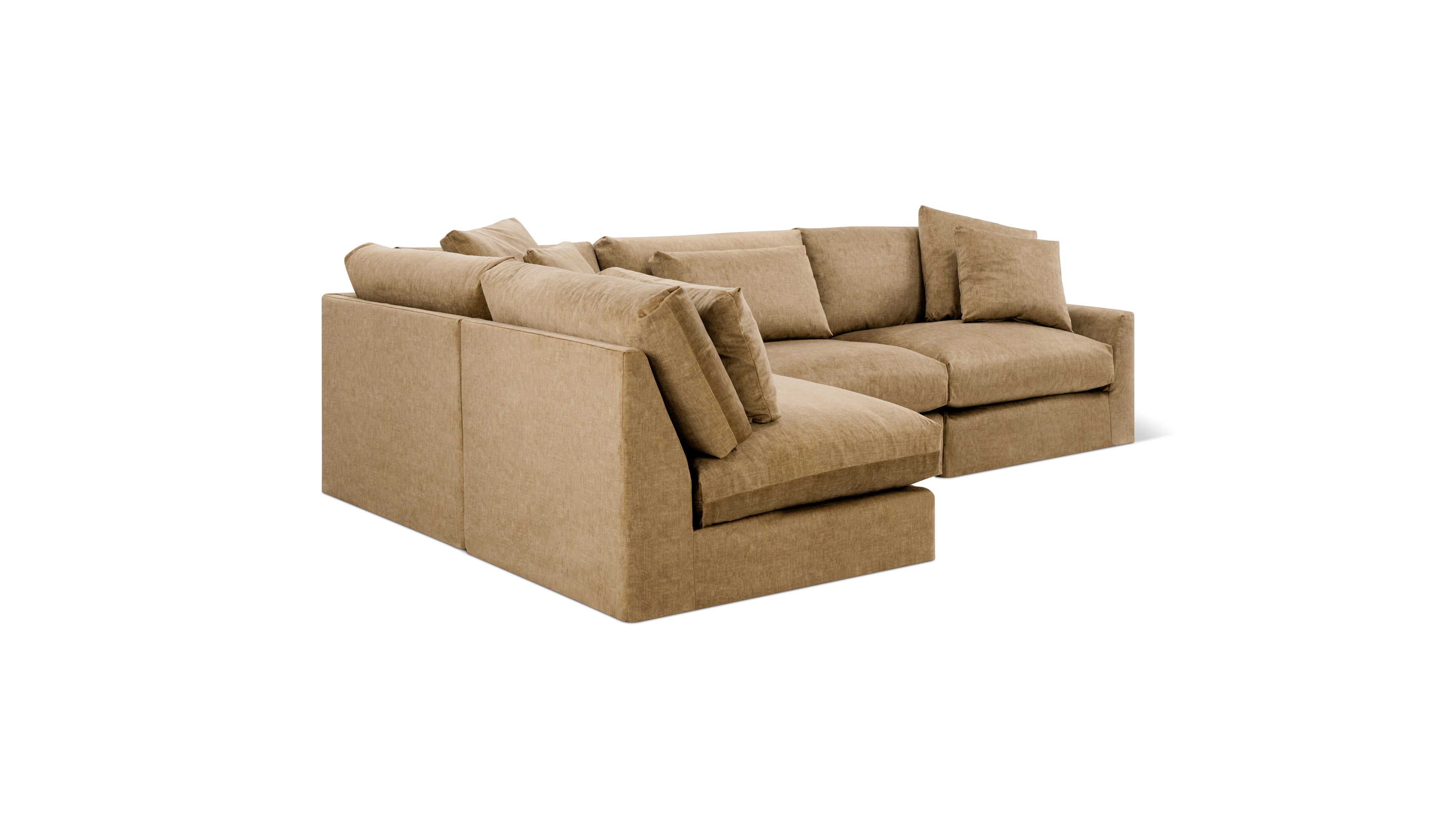 Breeze 4-Piece Modular Sectional Left, Large, Bronze