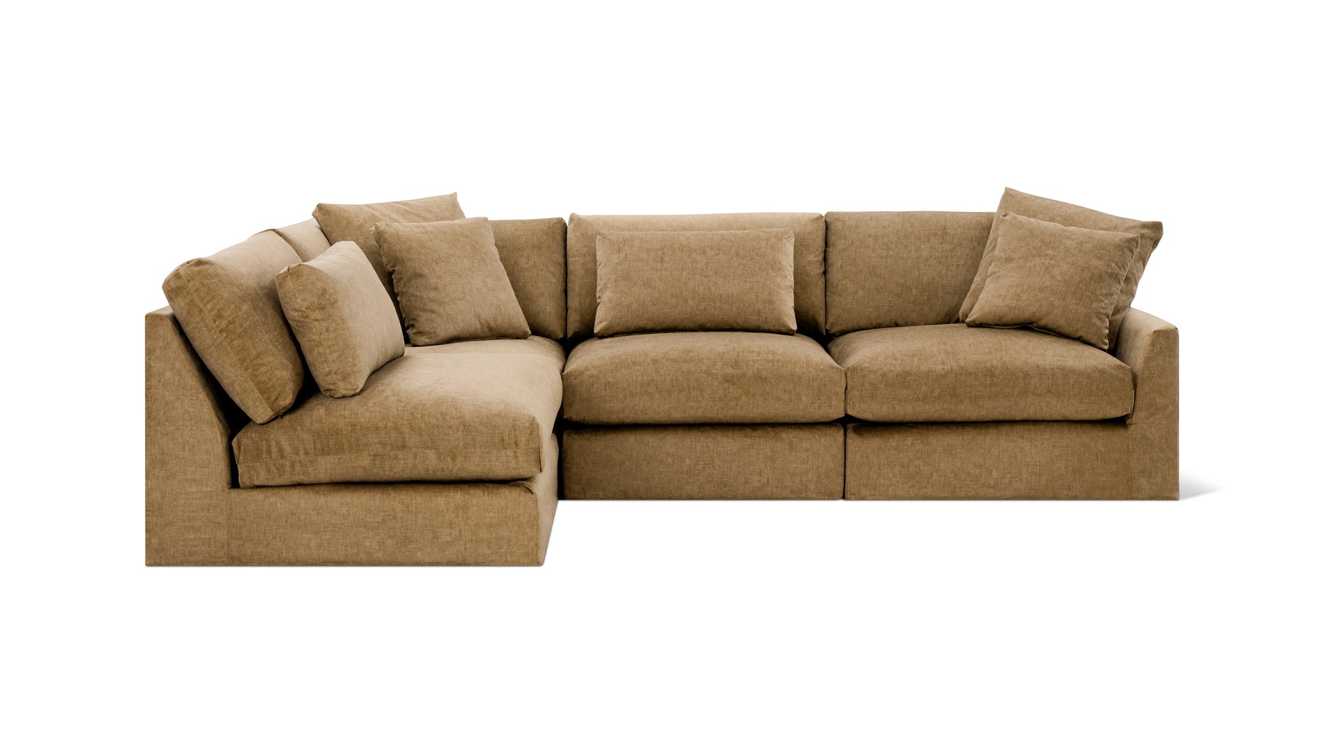 Breeze 4-Piece Modular Sectional Left, Large, Bronze_image