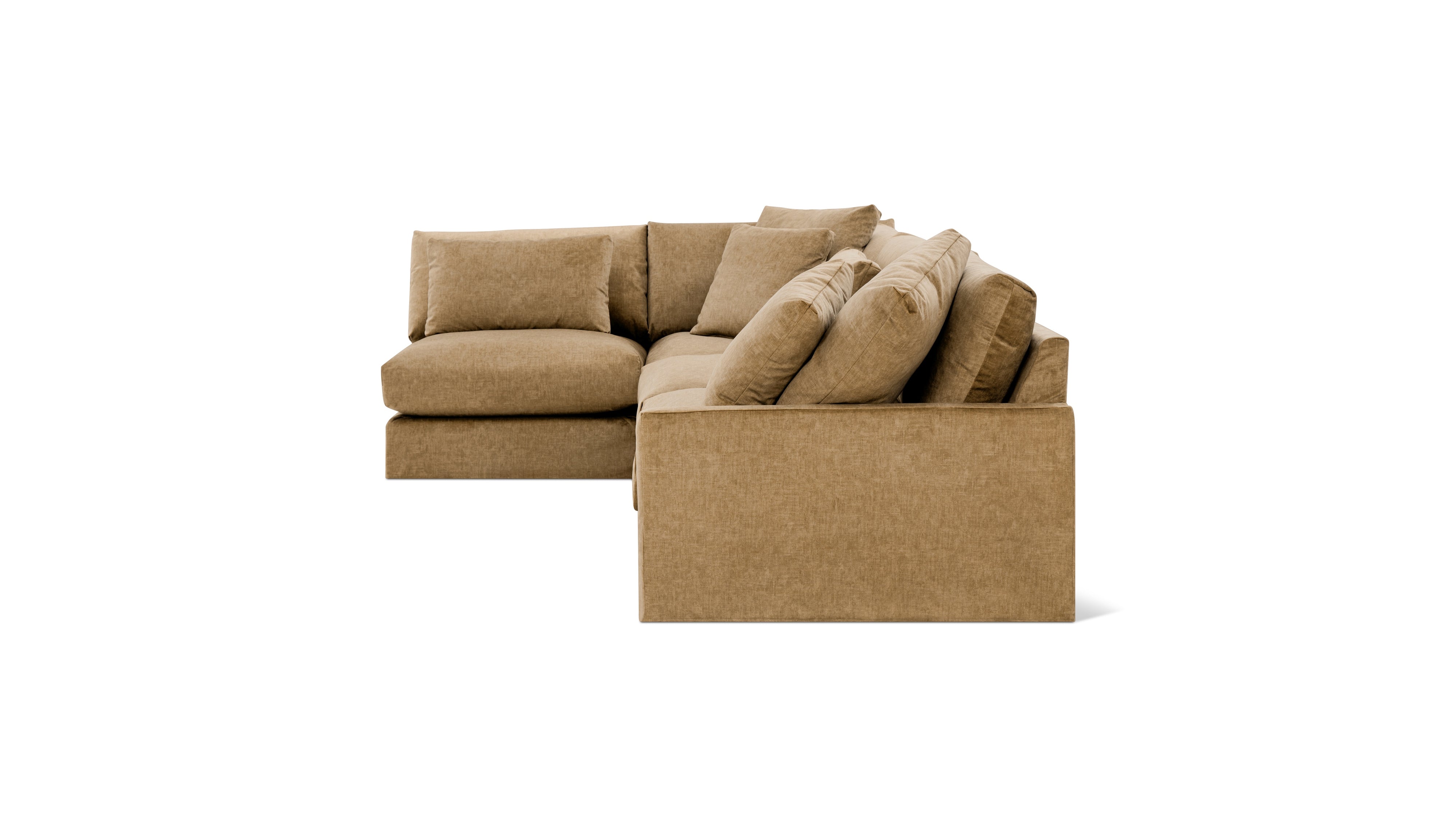 Breeze 4-Piece Modular Sectional Left, Large, Bronze