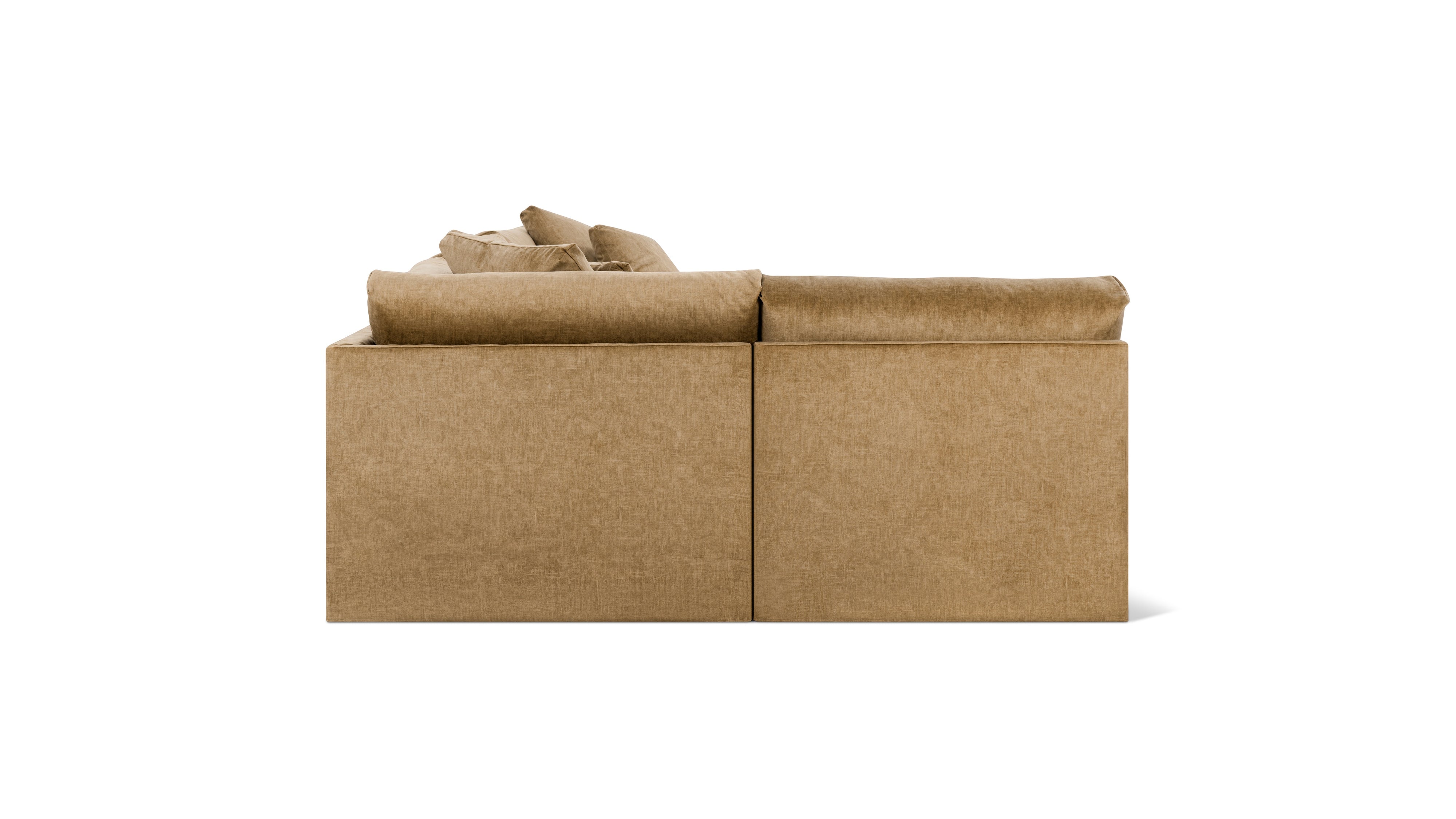 Breeze 4-Piece Modular Sectional Left, Large, Bronze